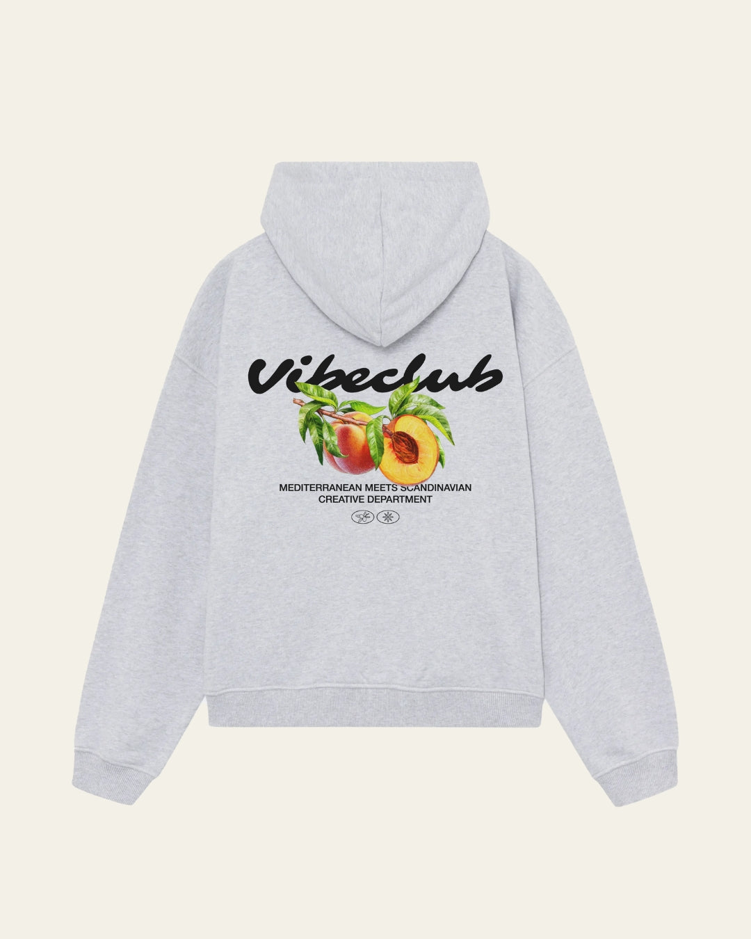 HERITAGE HOODIE GREY – Vibeclub