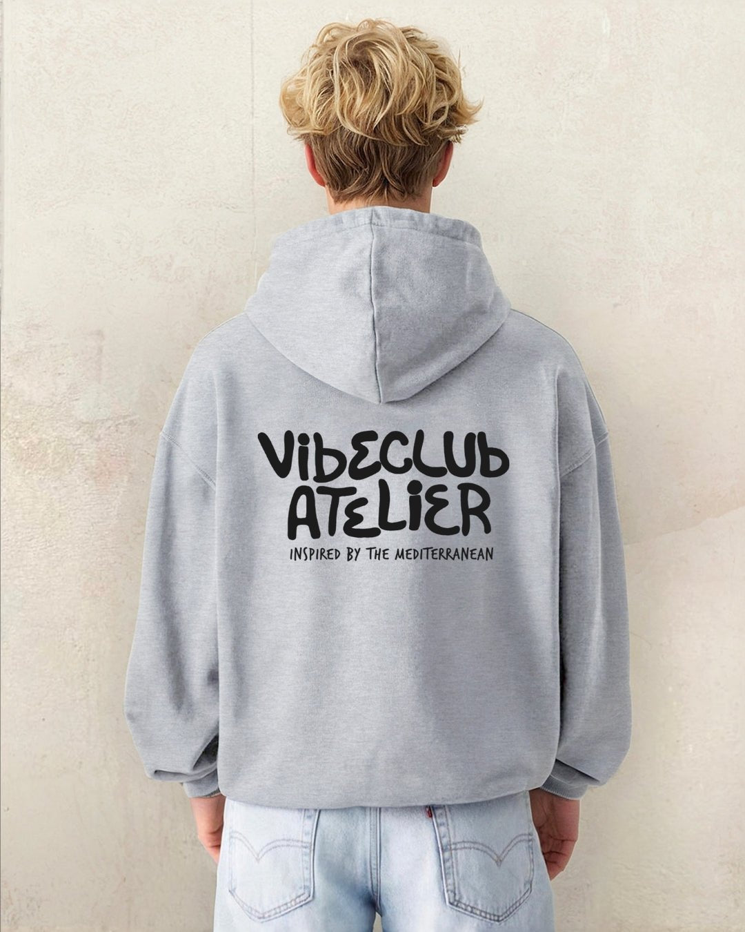 ATELIER HOODIE GREY - Vibeclub