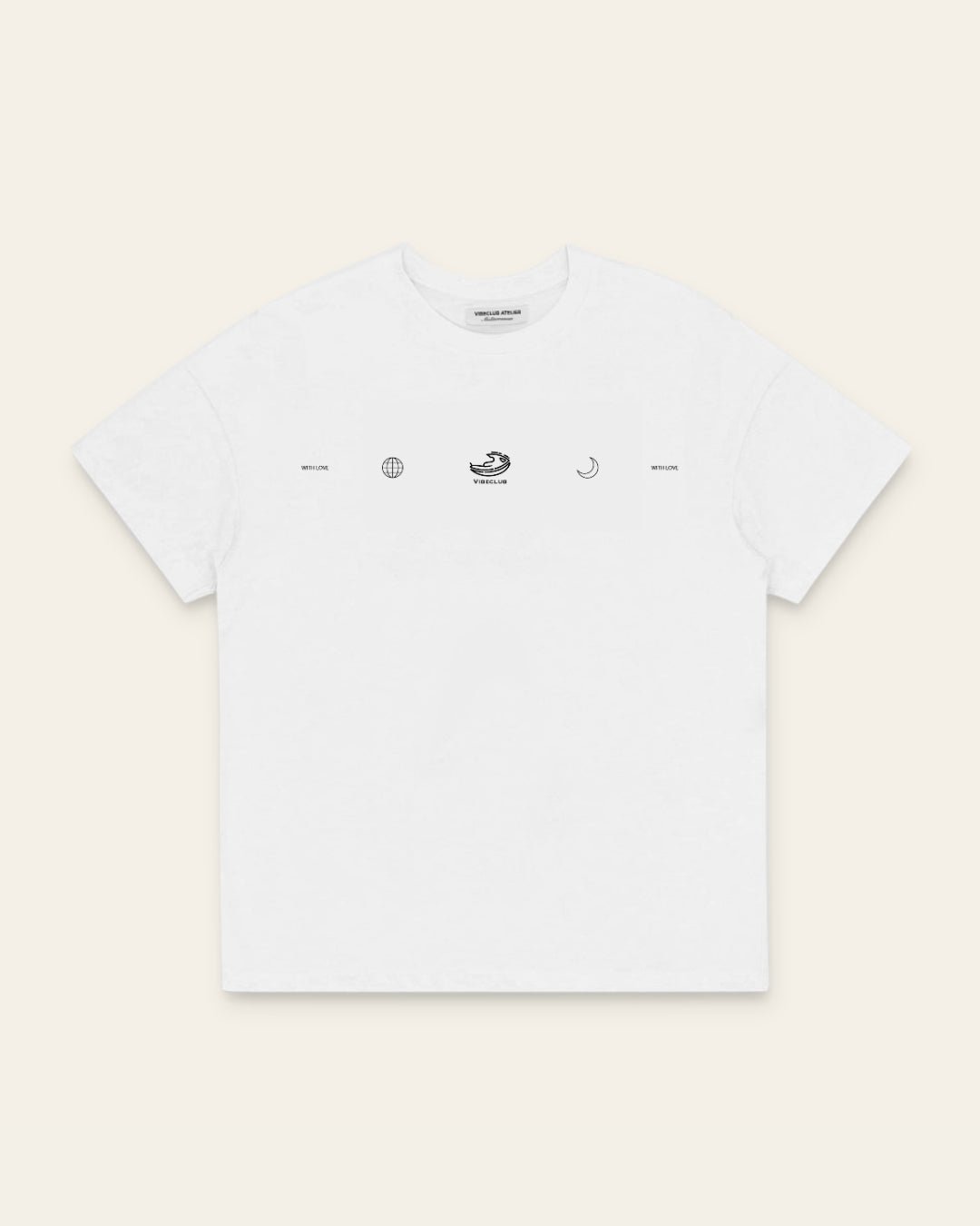 BUTTERFLY TEE WHITE - Vibeclub