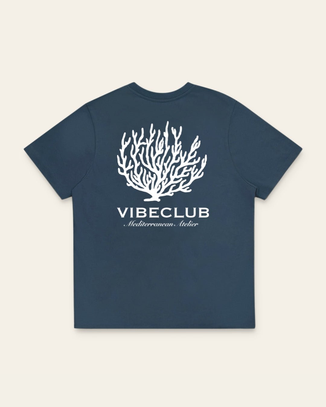 CORAL TEE NAVY - Vibeclub