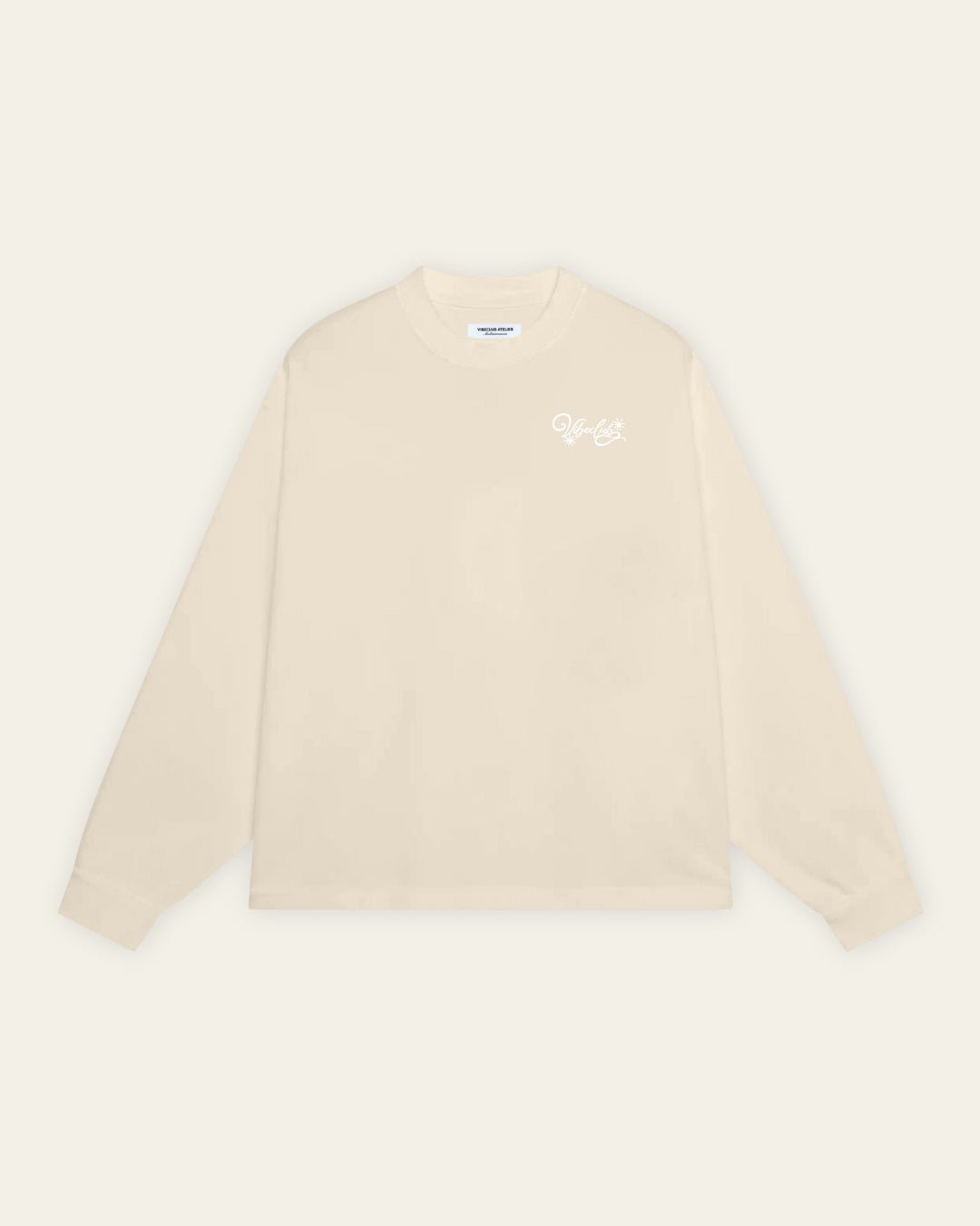 FLOWER LONGSLEEVE BUTTER YELLOW - Vibeclub