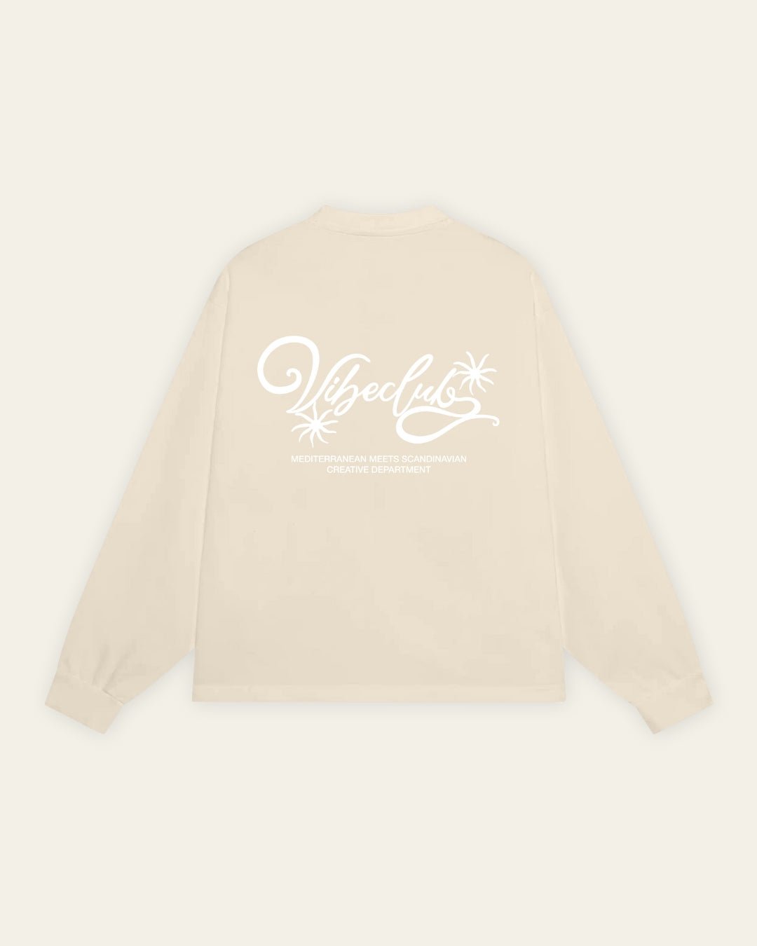 FLOWER LONGSLEEVE BUTTER YELLOW - Vibeclub