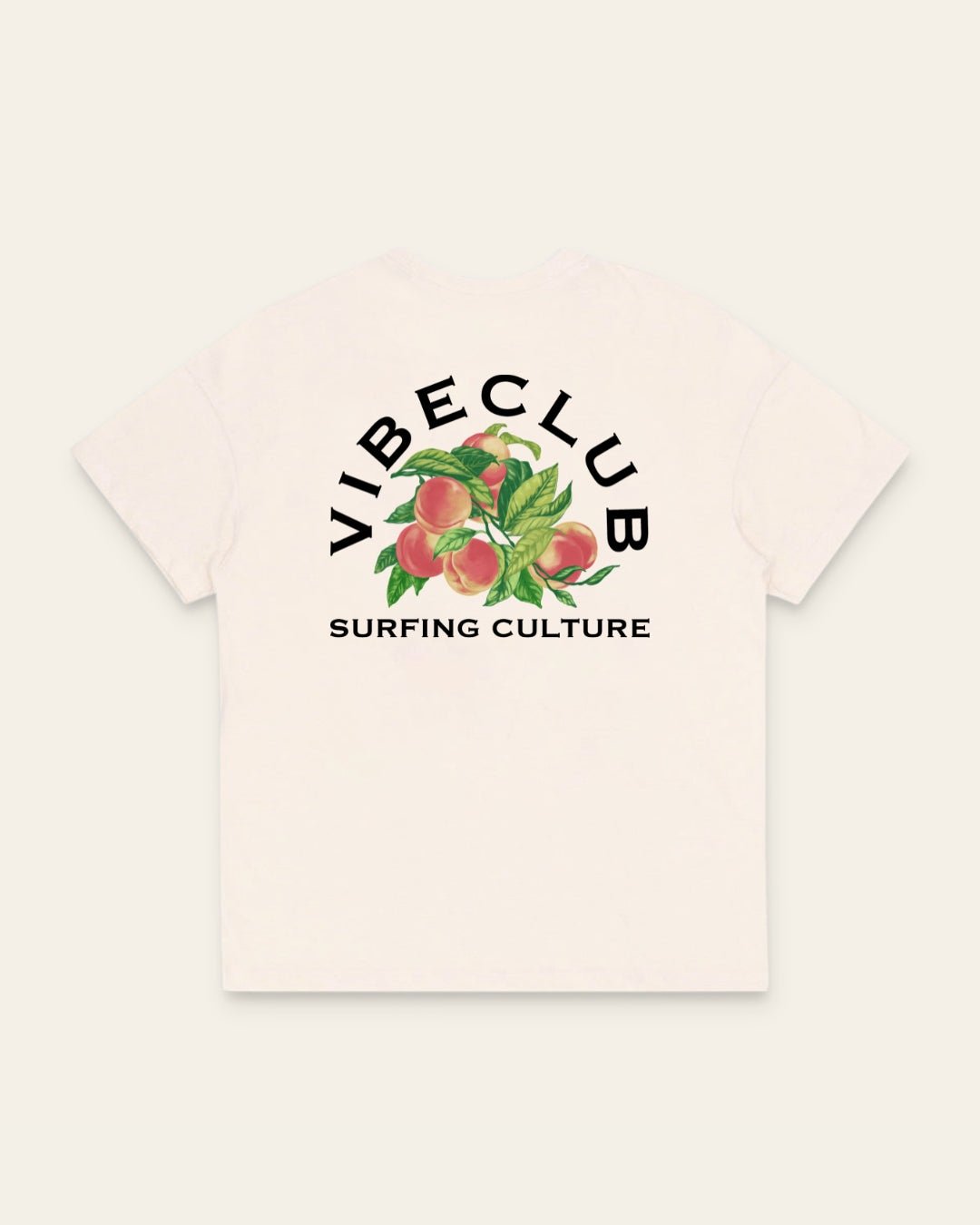 PEACHES TEE NATURAL - Vibeclub