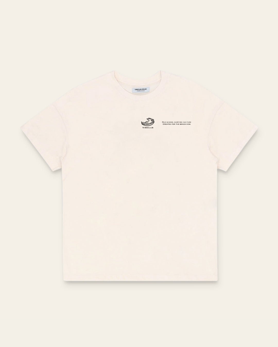 PEACHES TEE NATURAL - Vibeclub