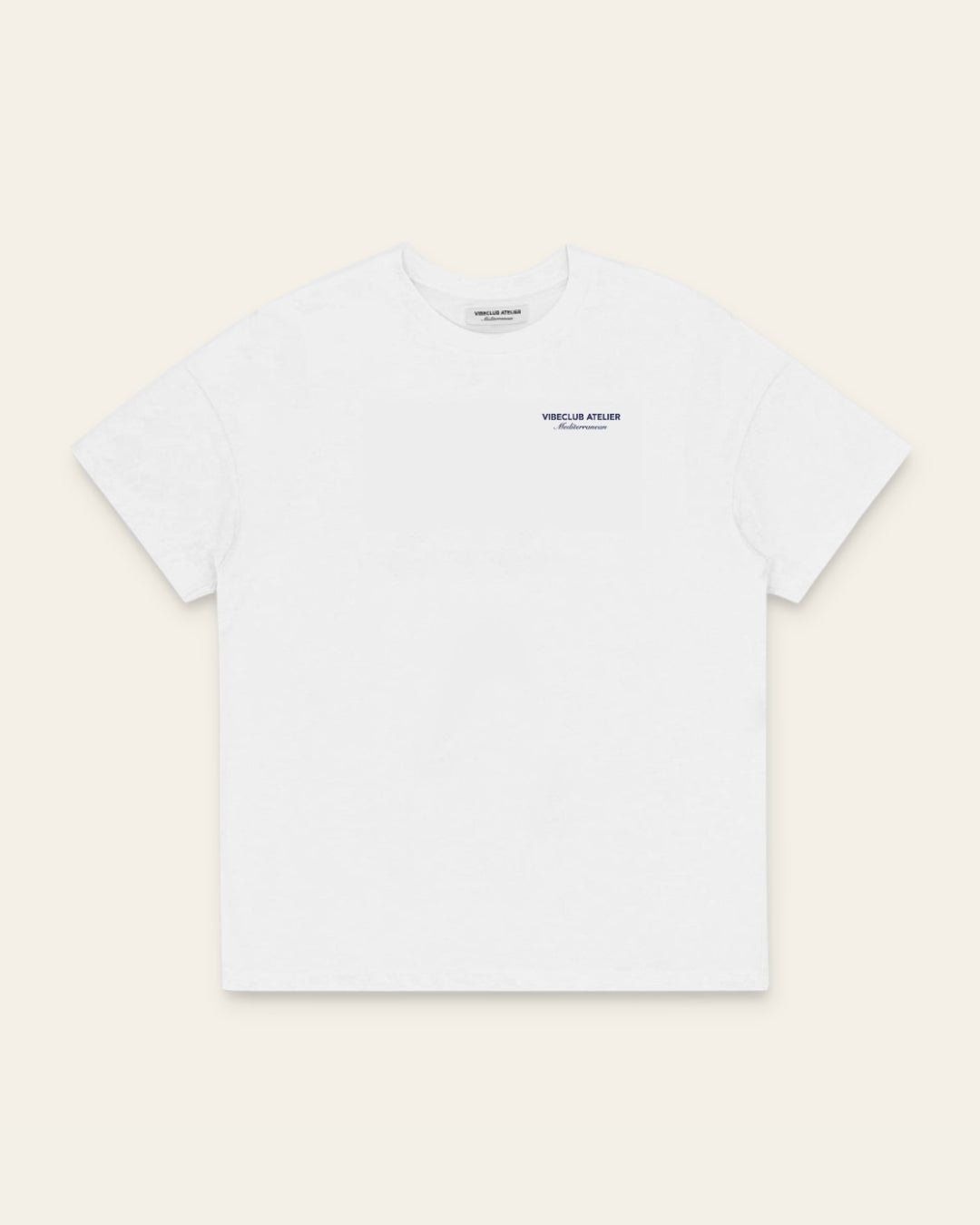 RECORD TEE WHITE - Vibeclub