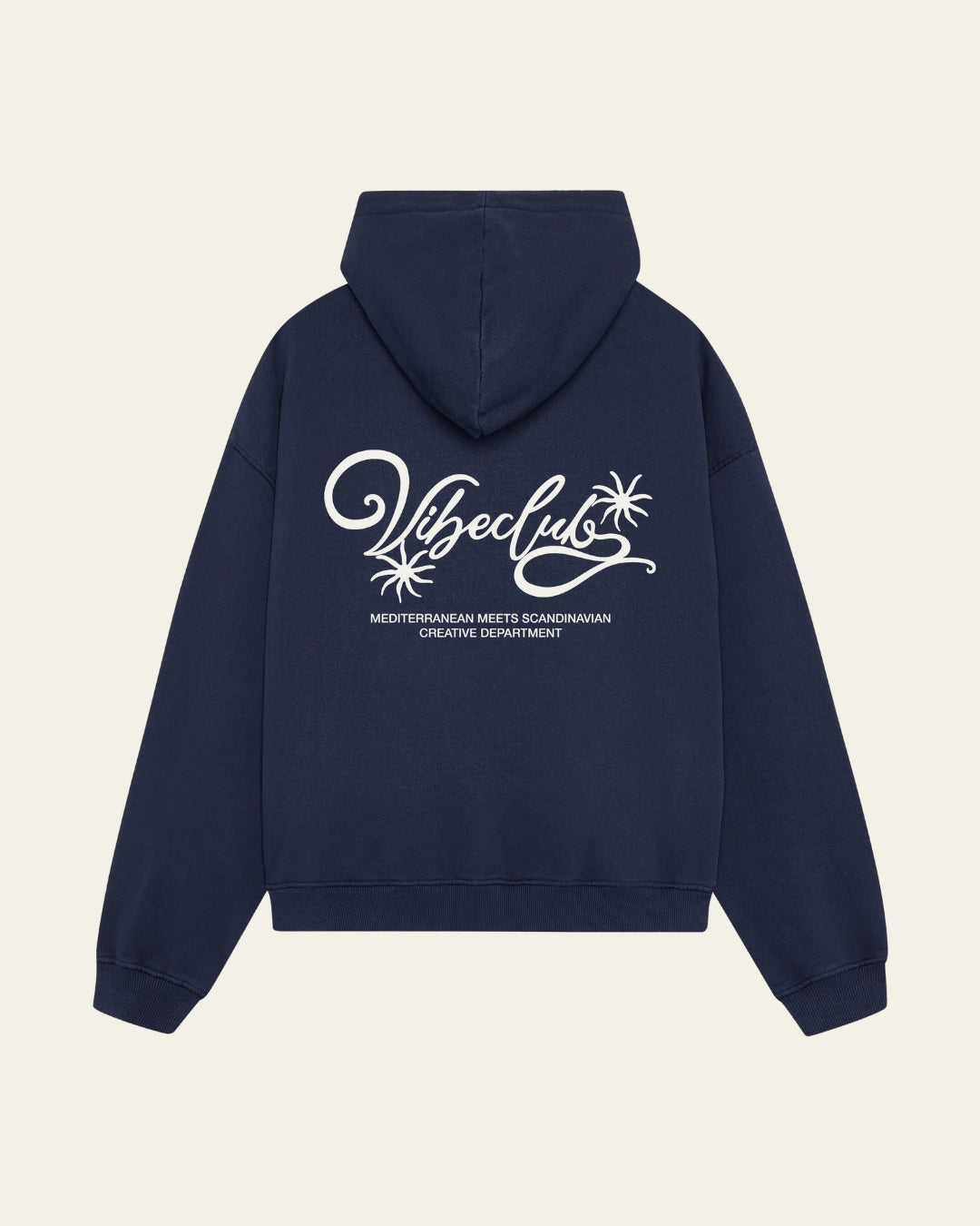 FLOWER HOODIE NAVY