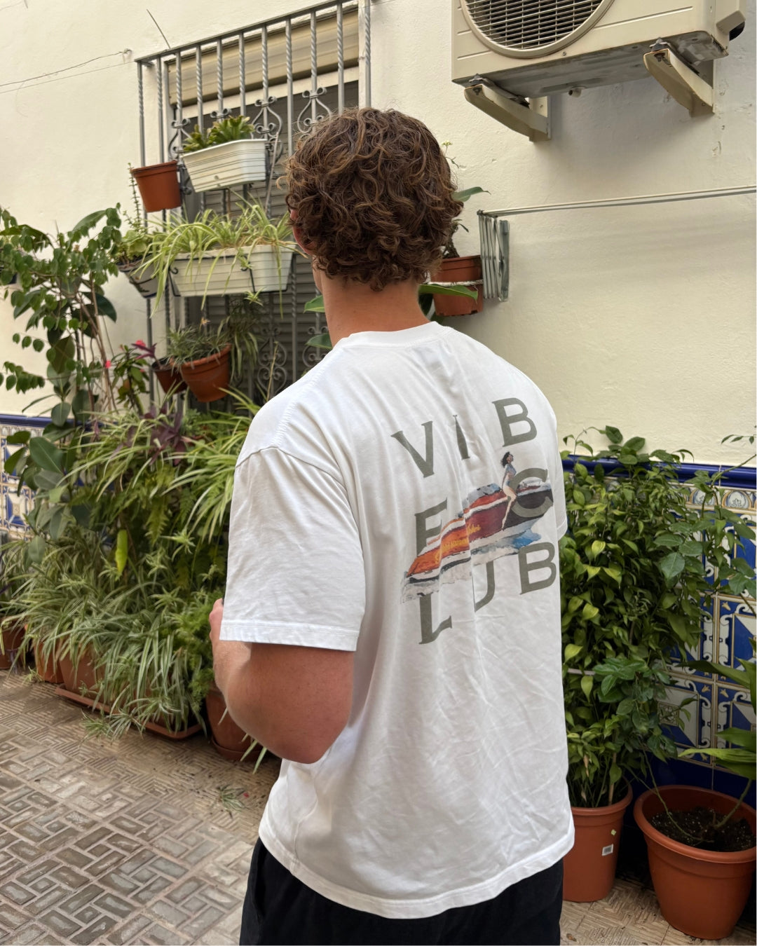 LA BOAT TEE WHITE