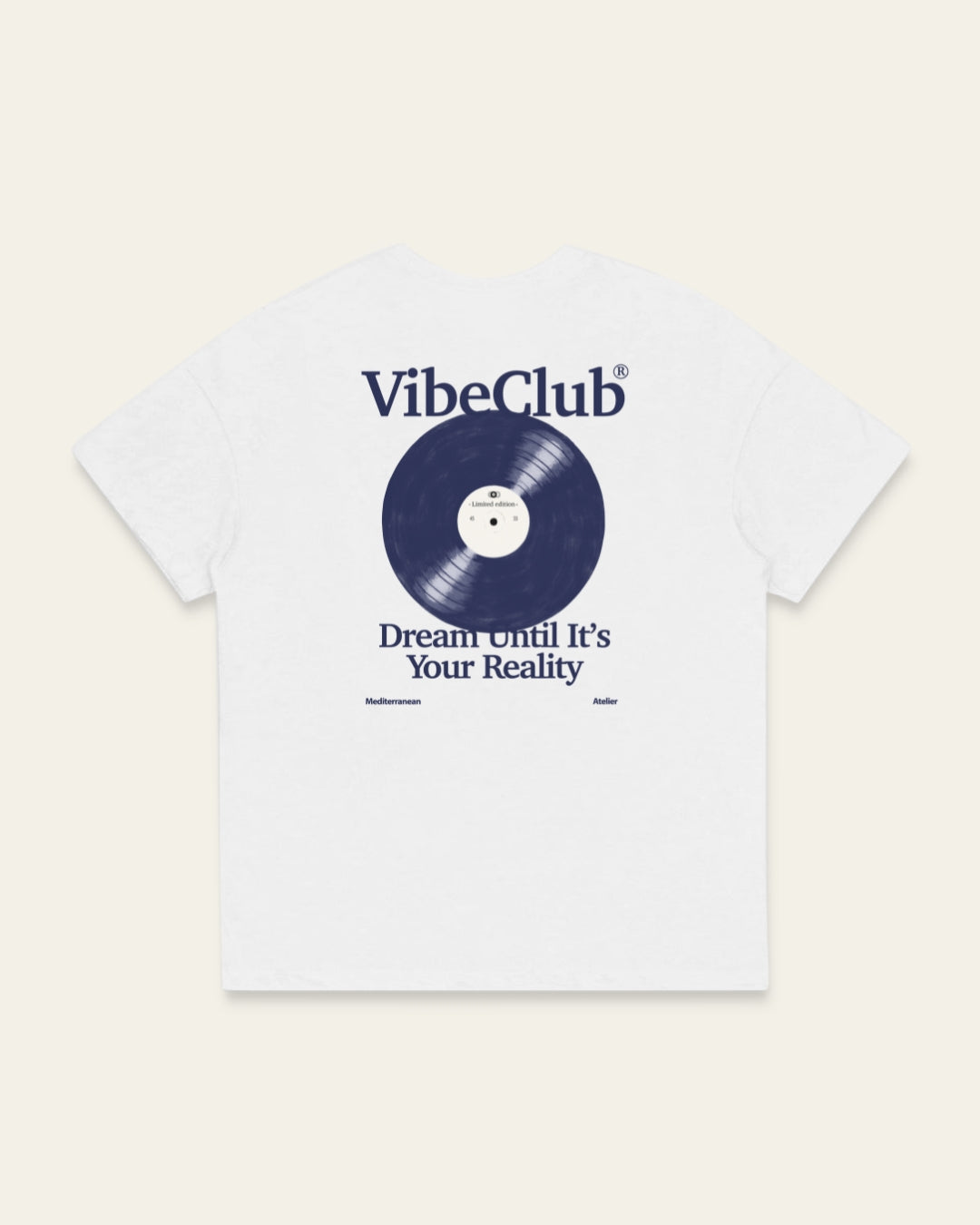 RECORD TEE WHITE