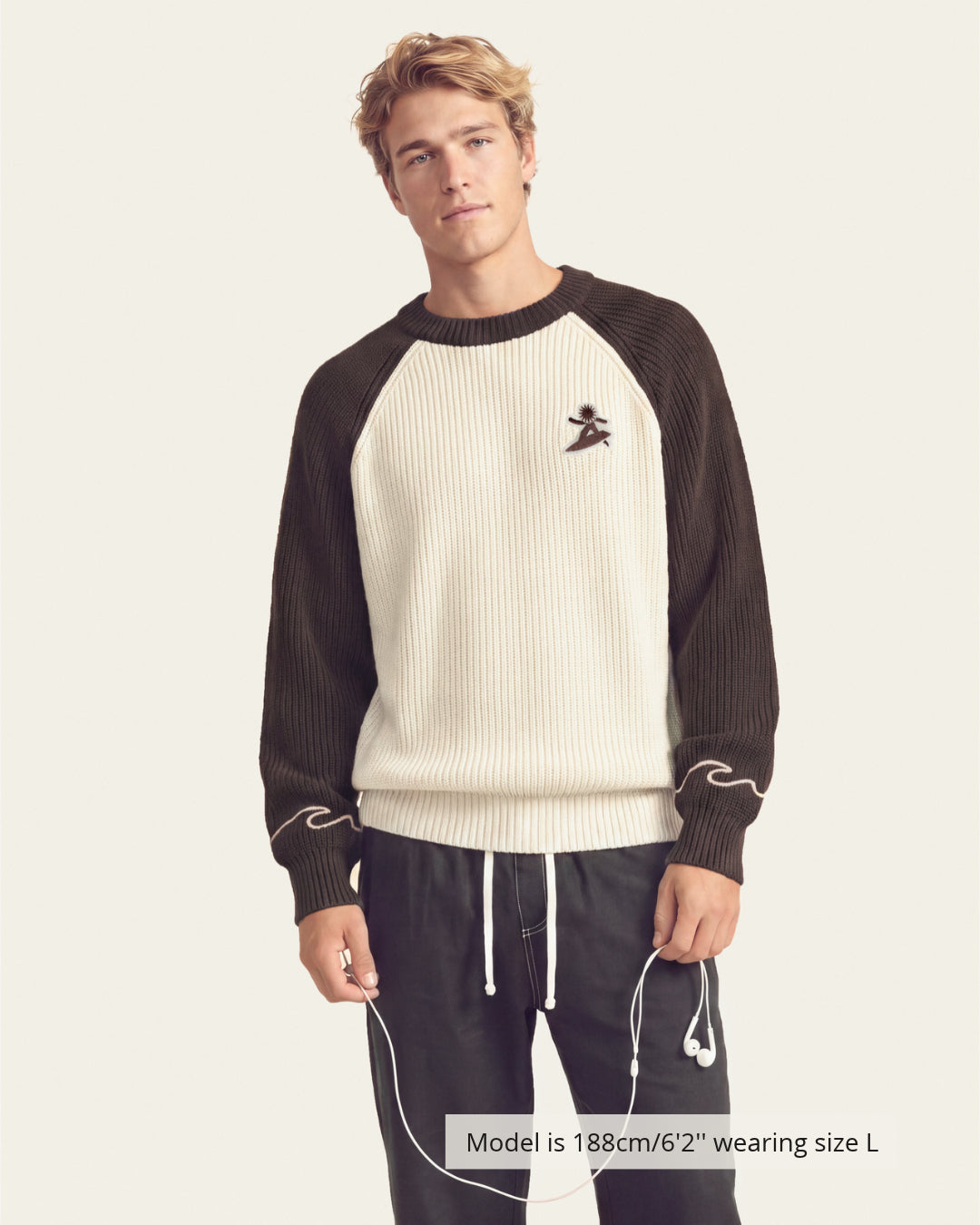 PIPELINE KNIT BROWN