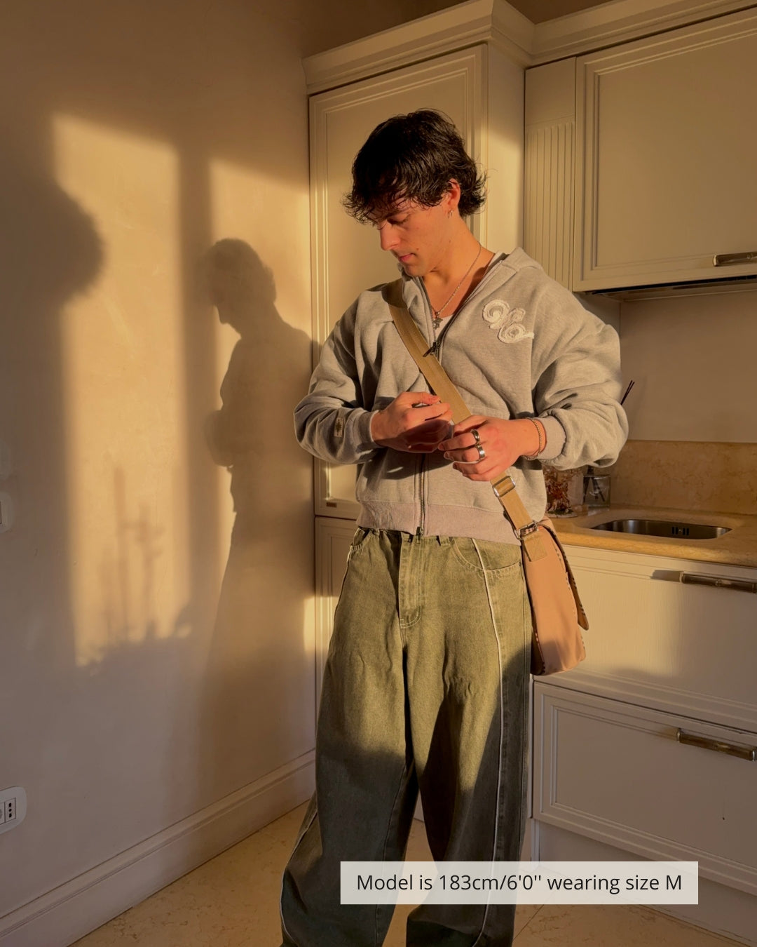 BIARRITZ ZIP HOODIE GREY