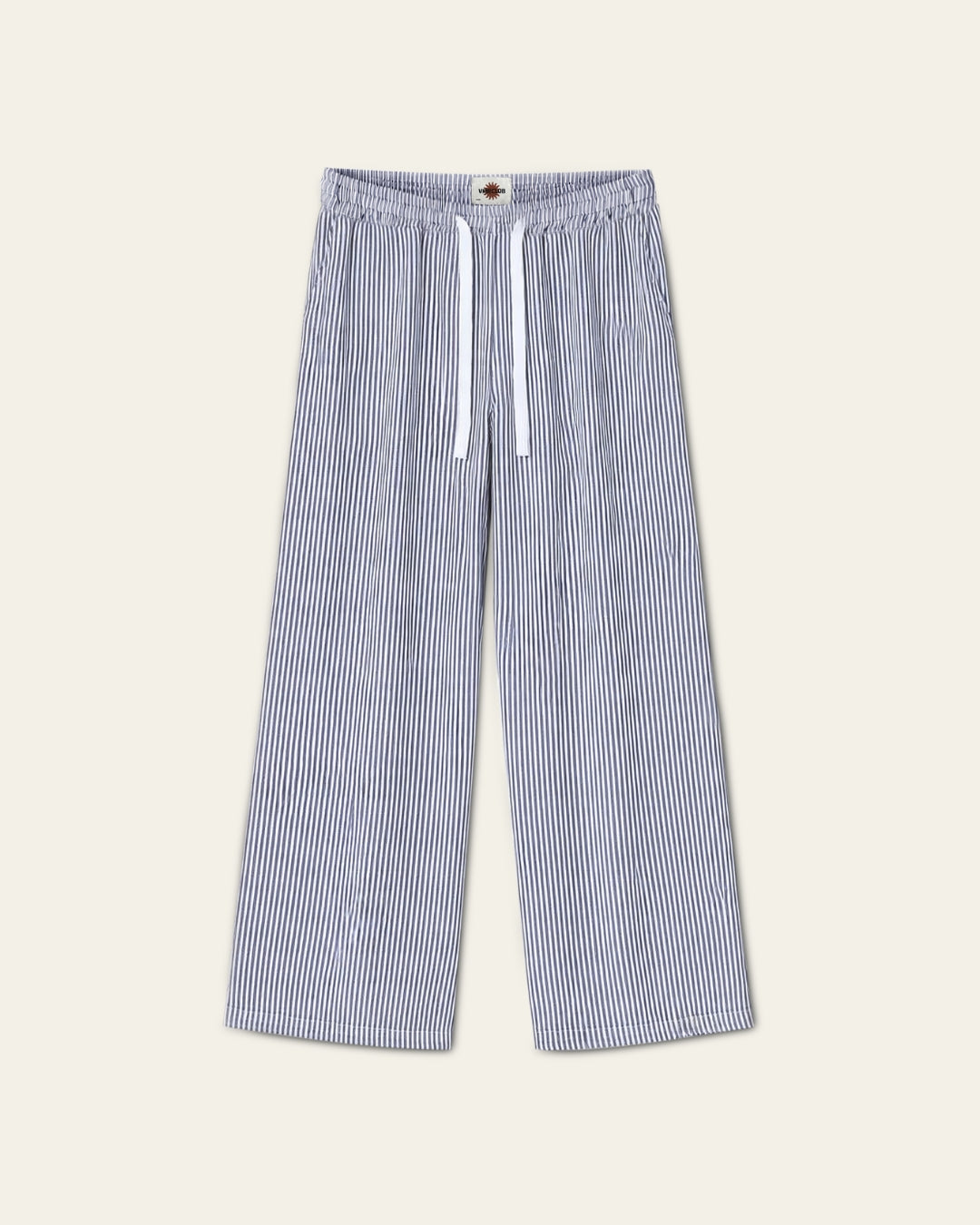 STRIPED LINEN PANTS