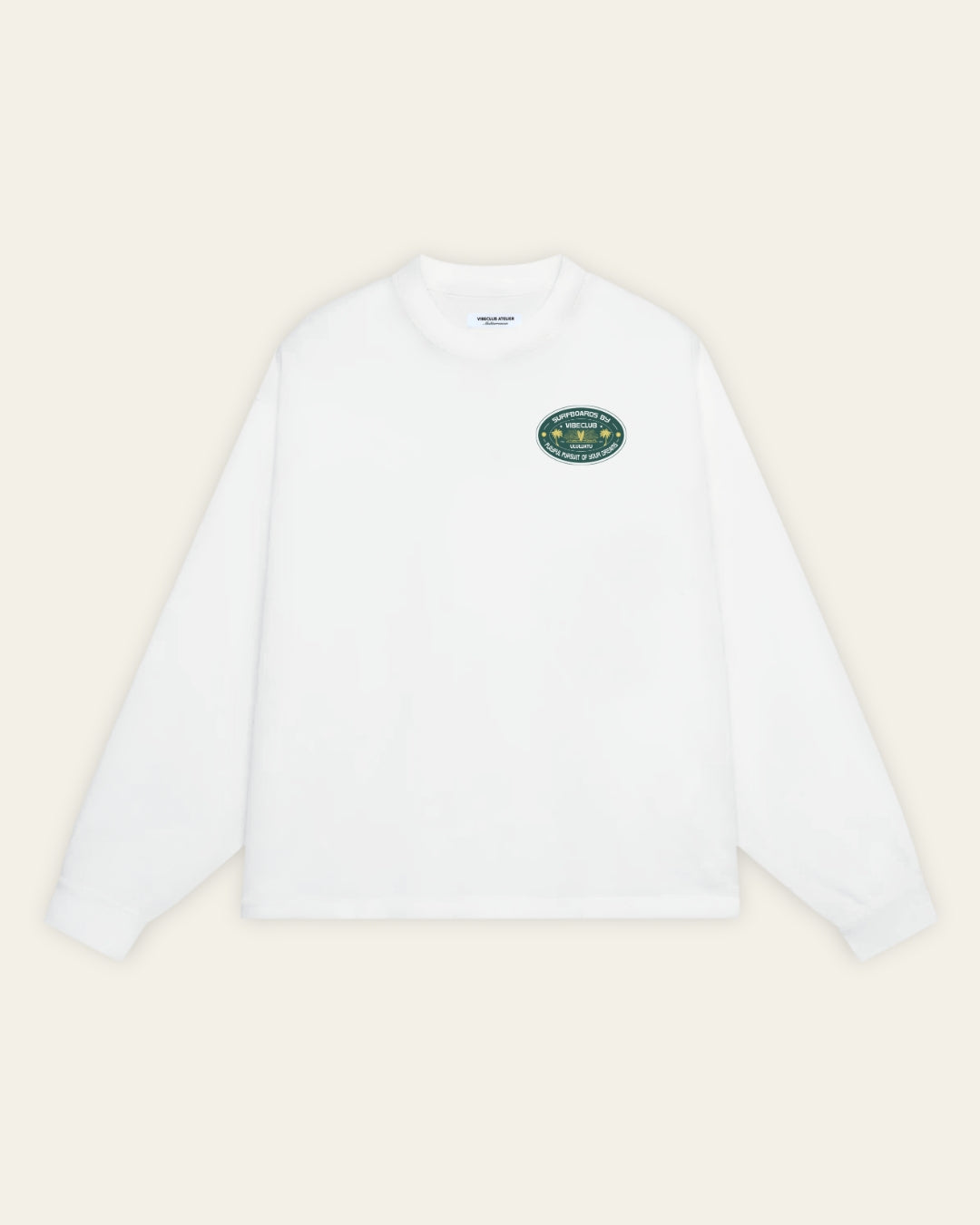 ULUWATU LONGSLEEVE WHITE & GREEN