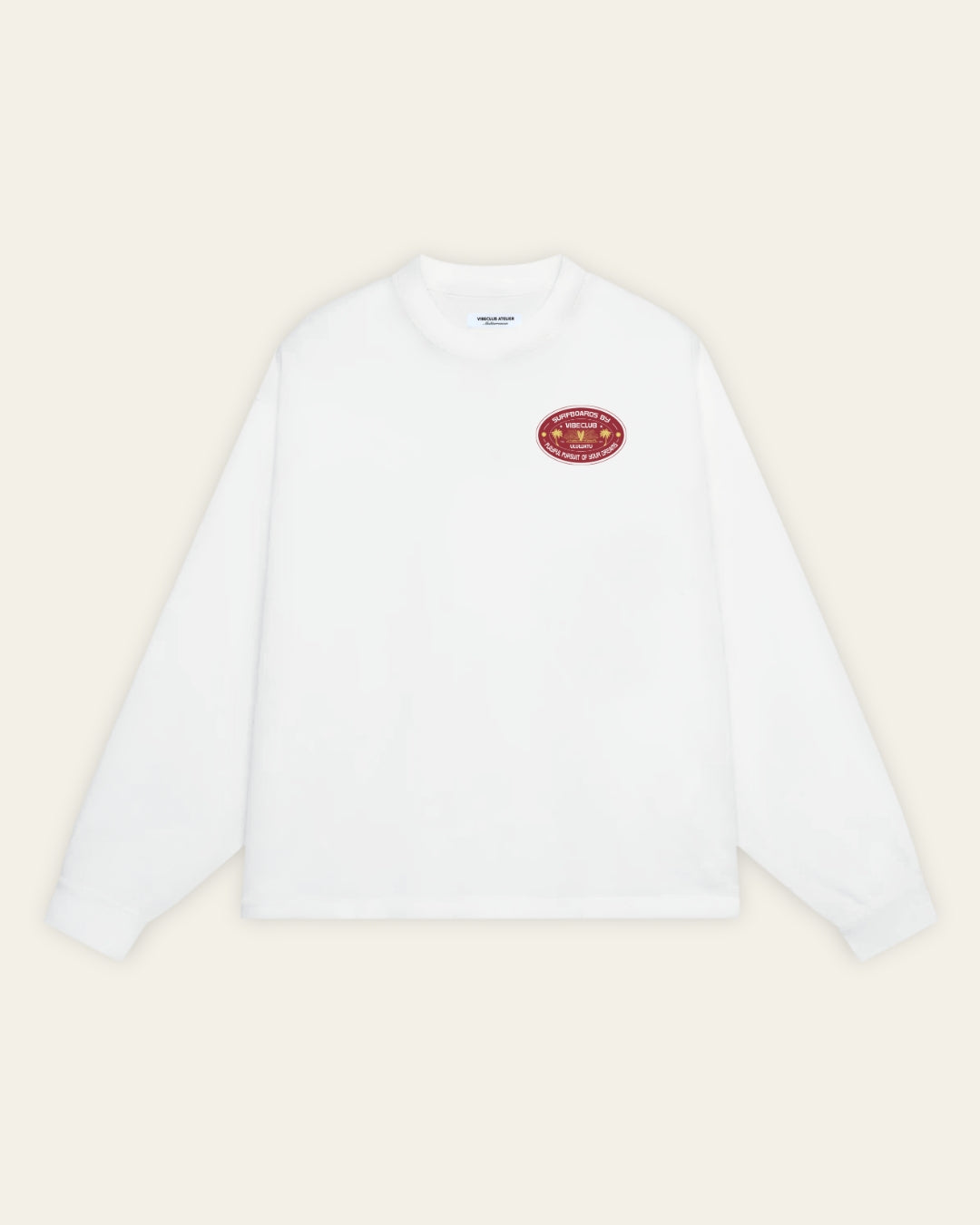 ULUWATU LONGSLEEVE WHITE & RED