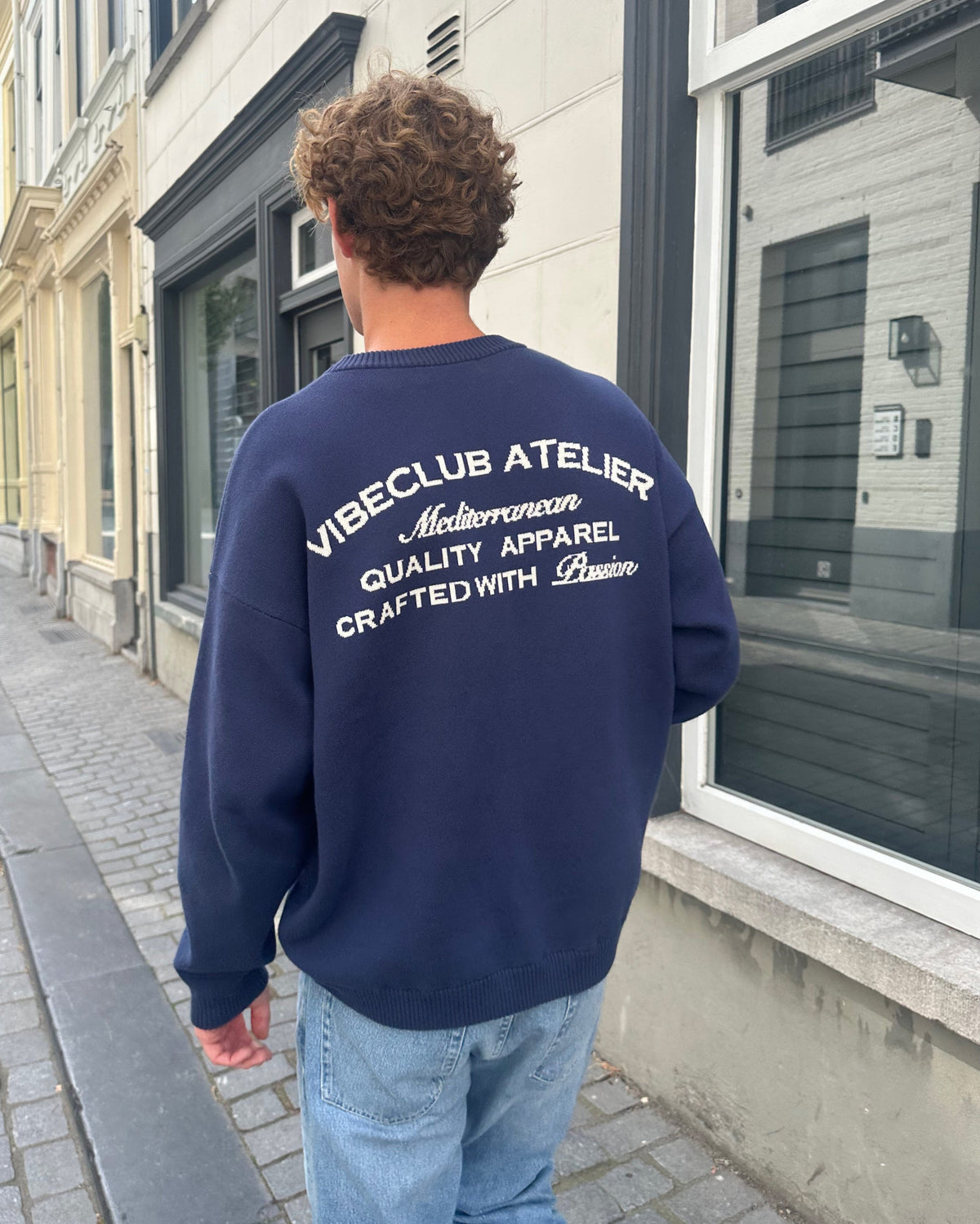 ATELIER KNIT NAVY - Vibeclub