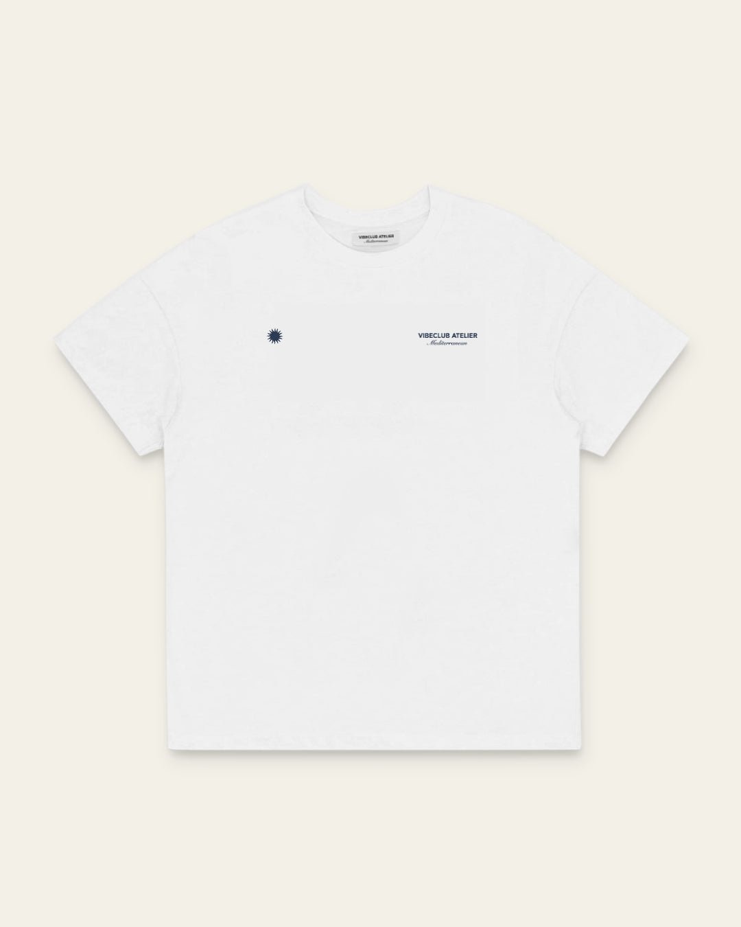 BALEARIC TEE WHITE - Vibeclub
