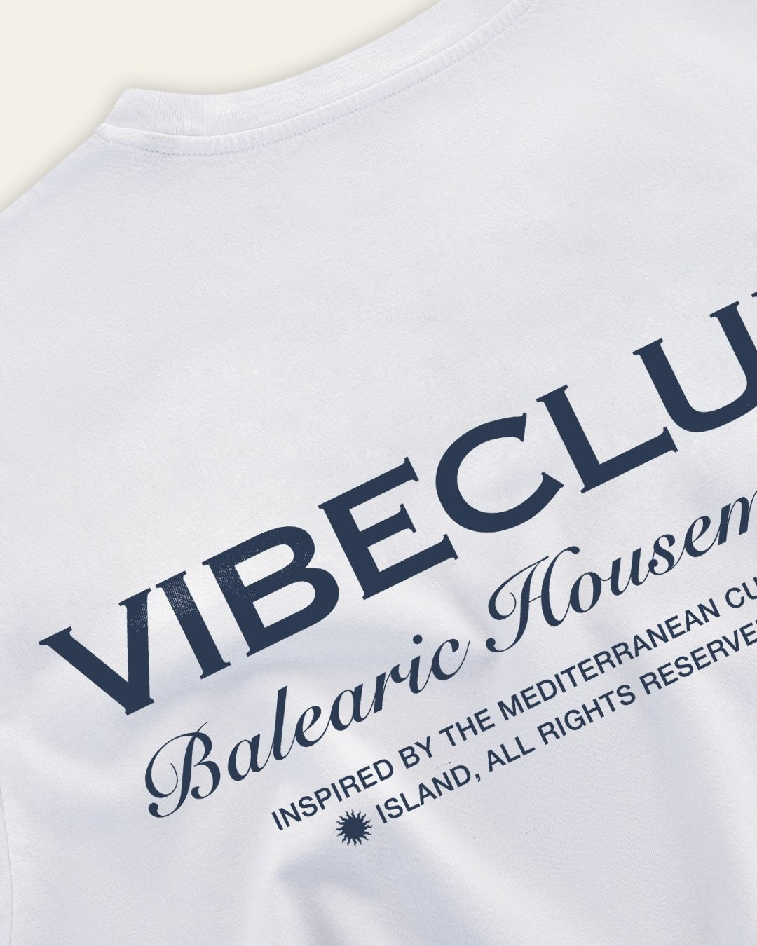 BALEARIC TEE WHITE - Vibeclub