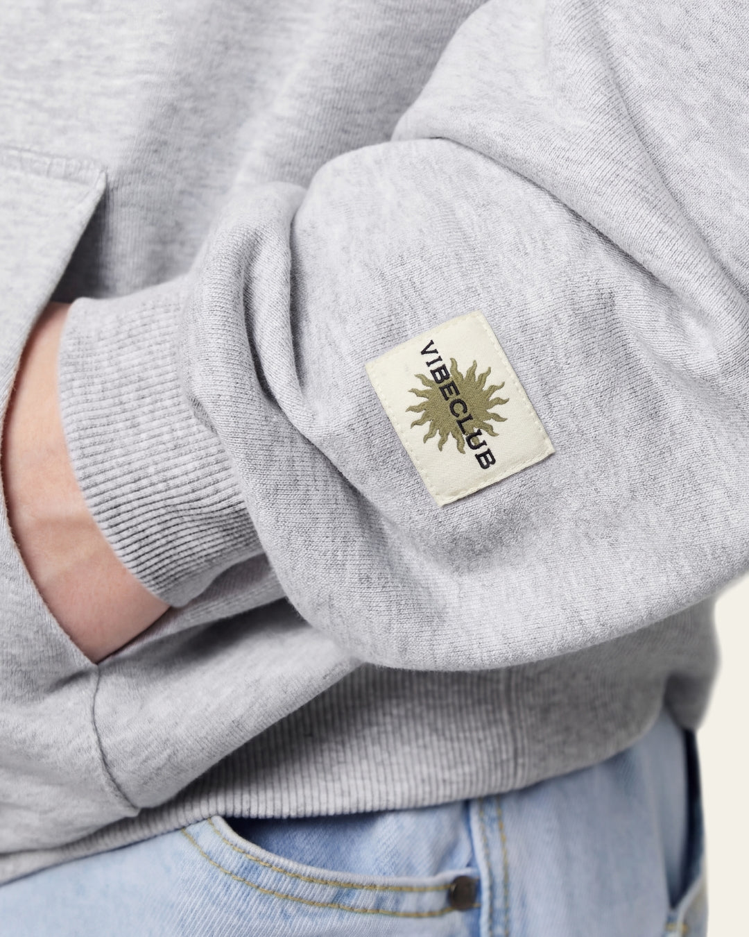 BIARRITZ ZIP HOODIE GREY - Vibeclub