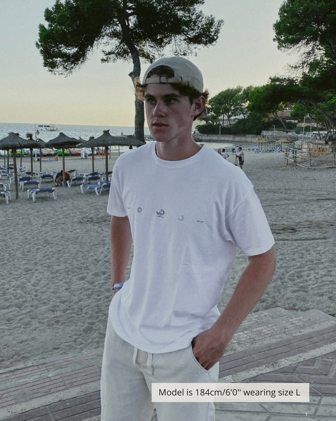 BUTTERFLY TEE WHITE - Vibeclub
