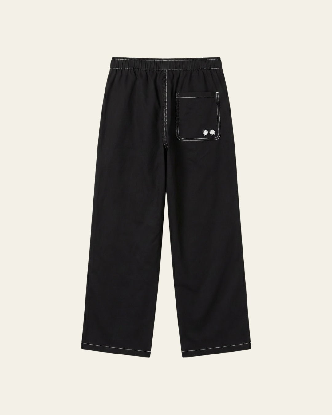 CONTRAST LINEN PANTS - Vibeclub
