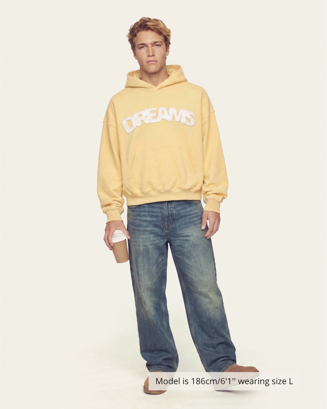 DREAMS HOODIE YELLOW - Vibeclub