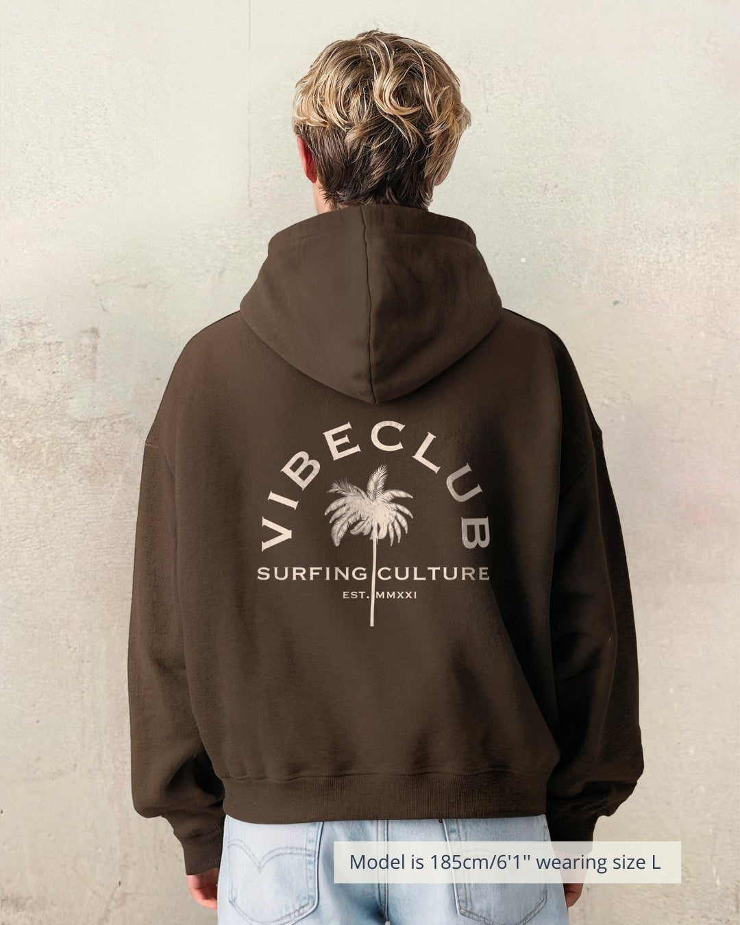 ENDLESS SUMMER HOODIE BROWN - Vibeclub