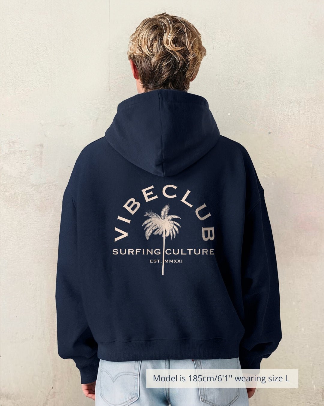 ENDLESS SUMMER HOODIE NAVY - Vibeclub
