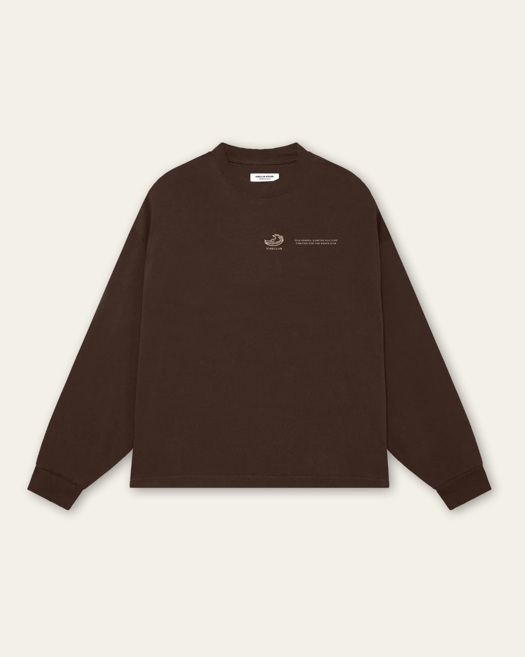 ENDLESS SUMMER LONGSLEEVE BROWN - Vibeclub