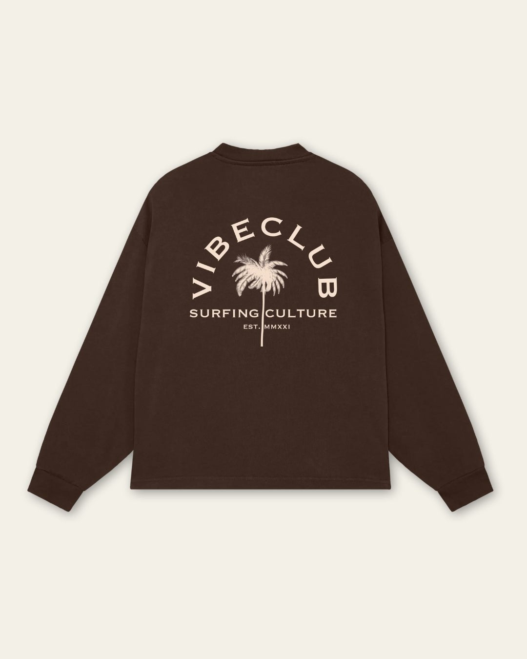 ENDLESS SUMMER LONGSLEEVE BROWN - Vibeclub
