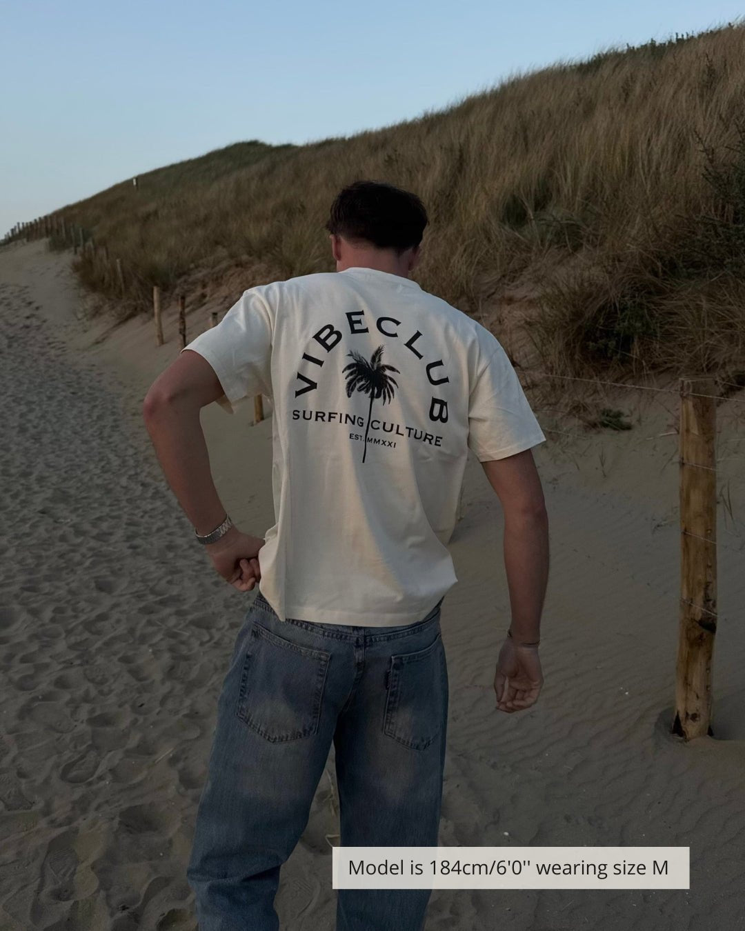 ENDLESS SUMMER TEE NATURAL - Vibeclub