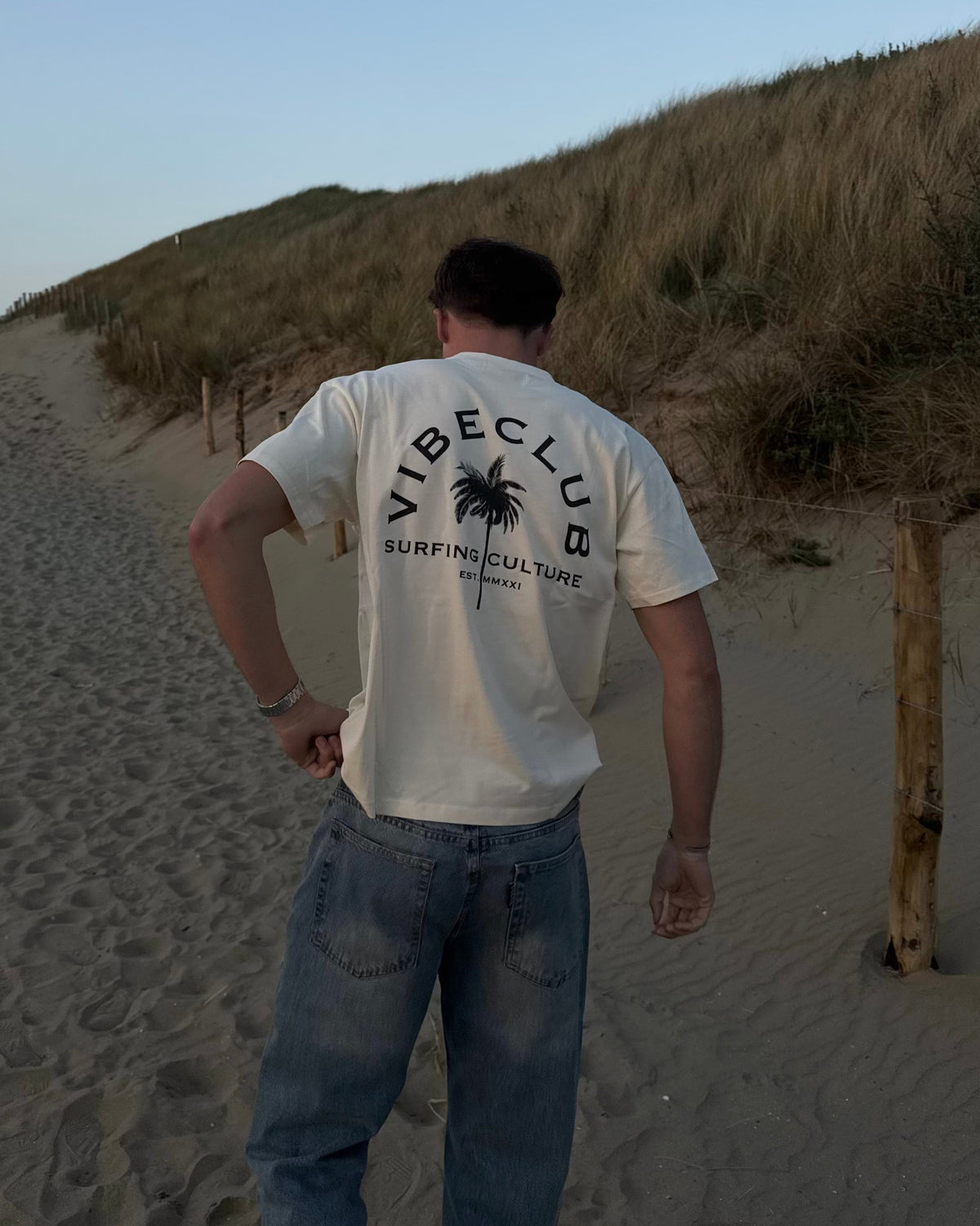 ENDLESS SUMMER TEE NATURAL - Vibeclub