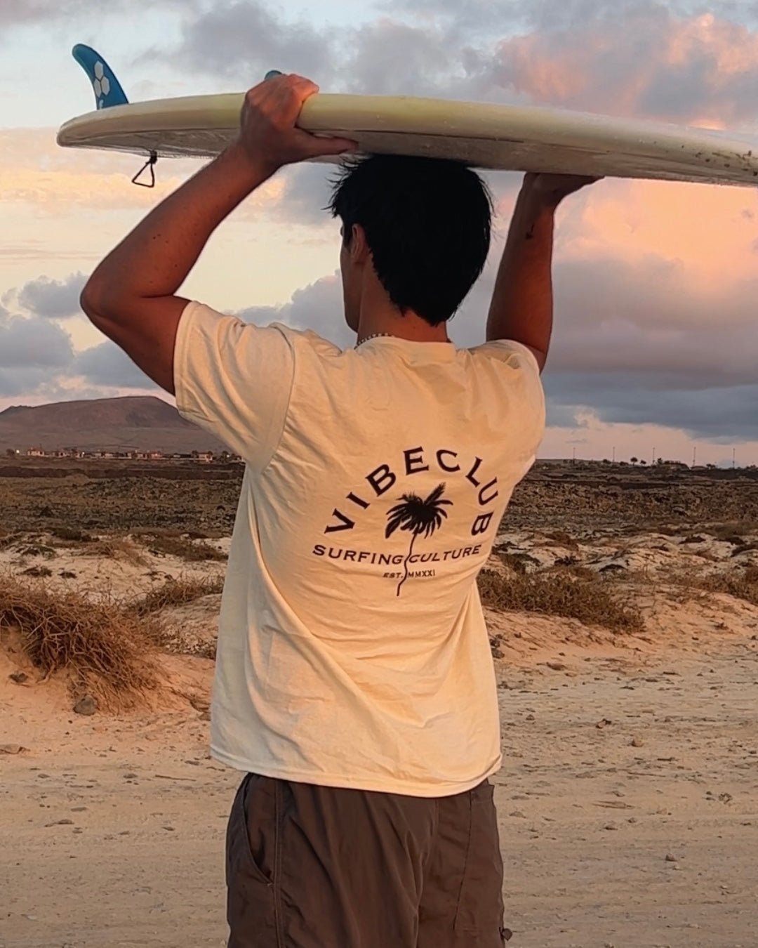 ENDLESS SUMMER TEE NATURAL - Vibeclub