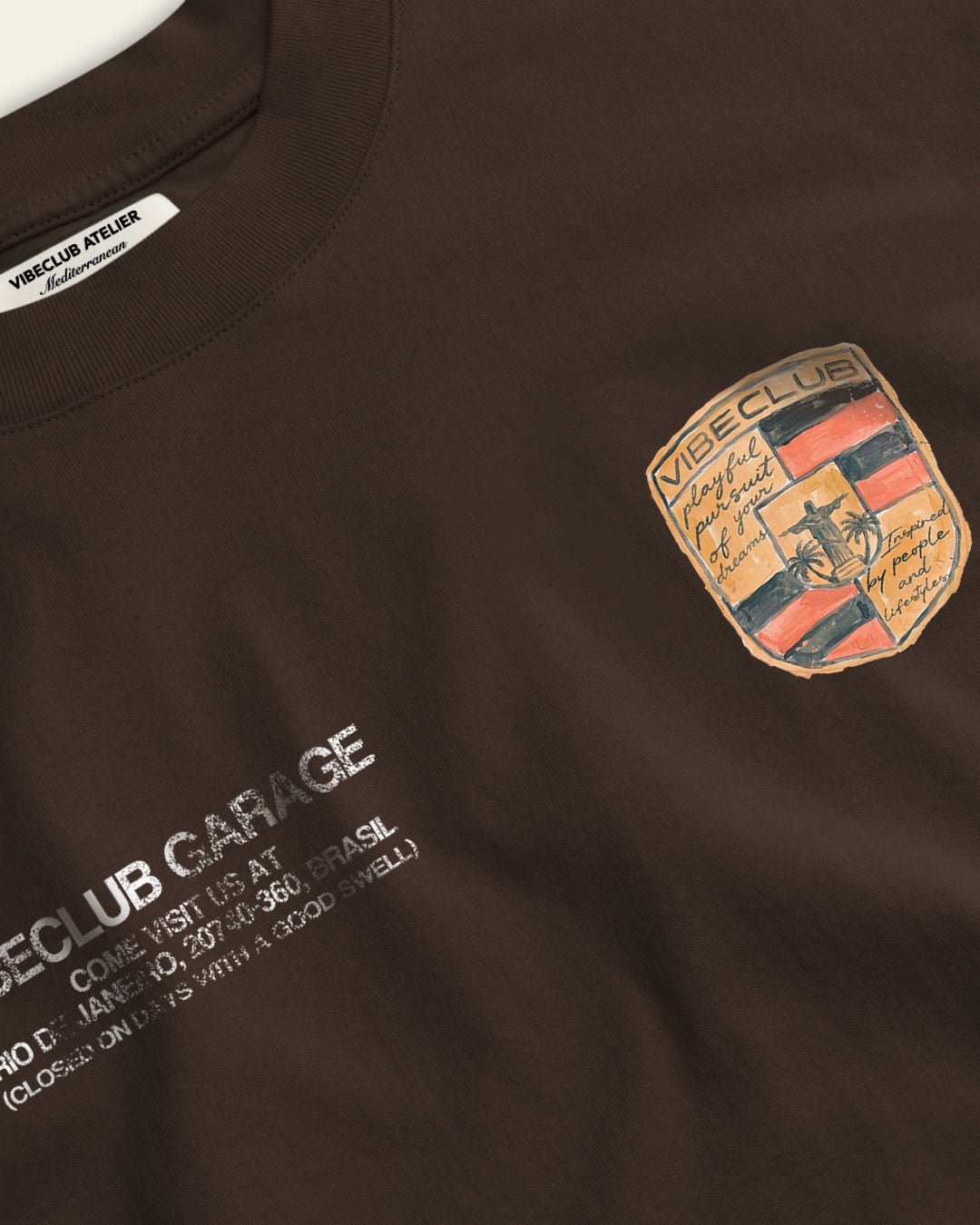 GARAGE LONGSLEEVE BROWN - Vibeclub