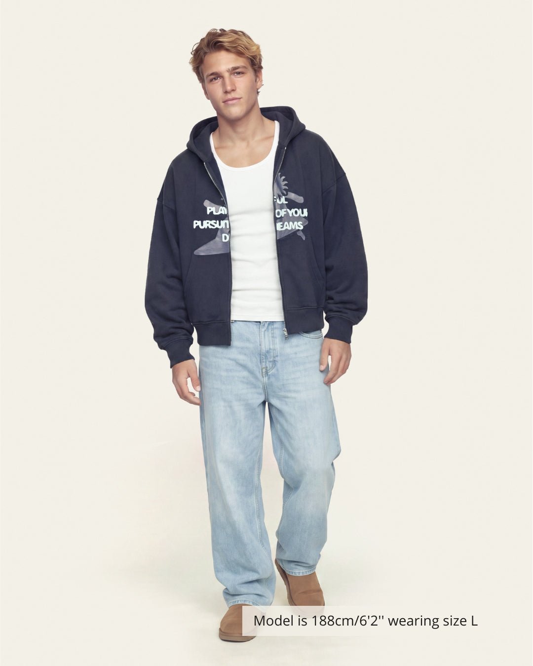 HAZE ZIP NAVY - Vibeclub