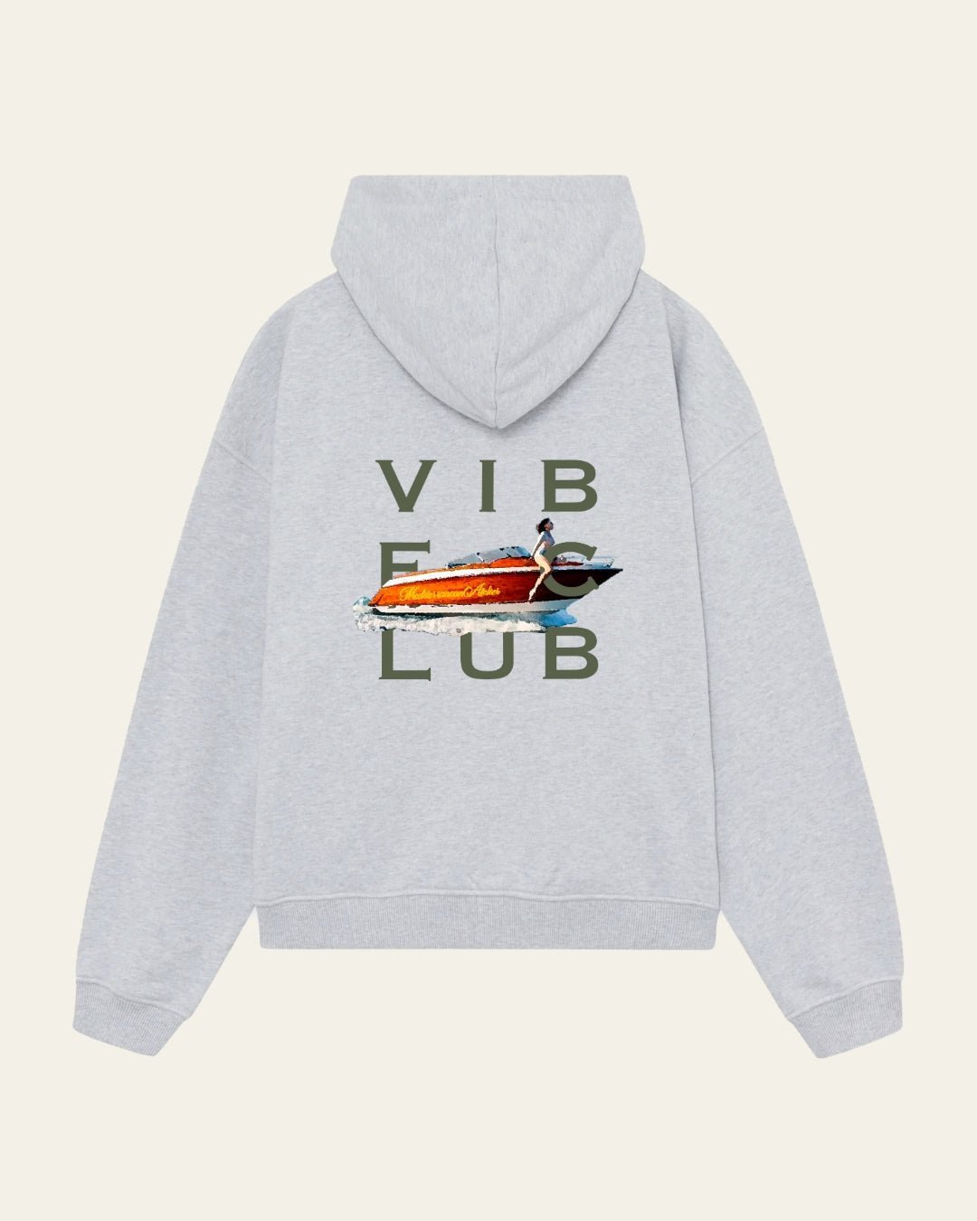 LA BOAT HOODIE GREY - Vibeclub