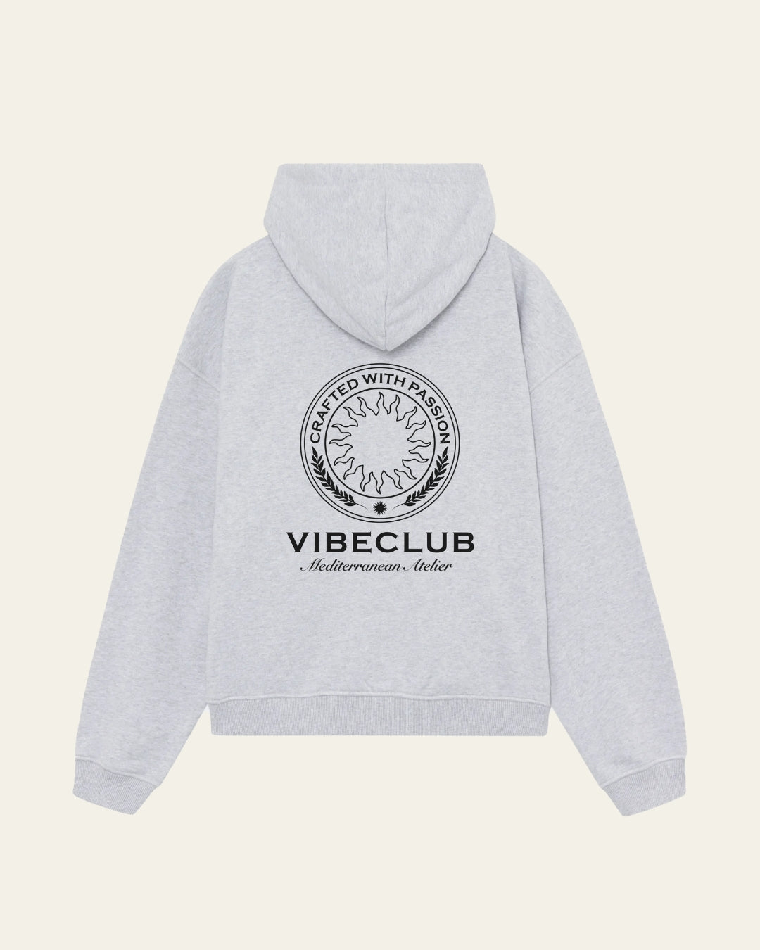 PASSION HOODIE GREY - Vibeclub
