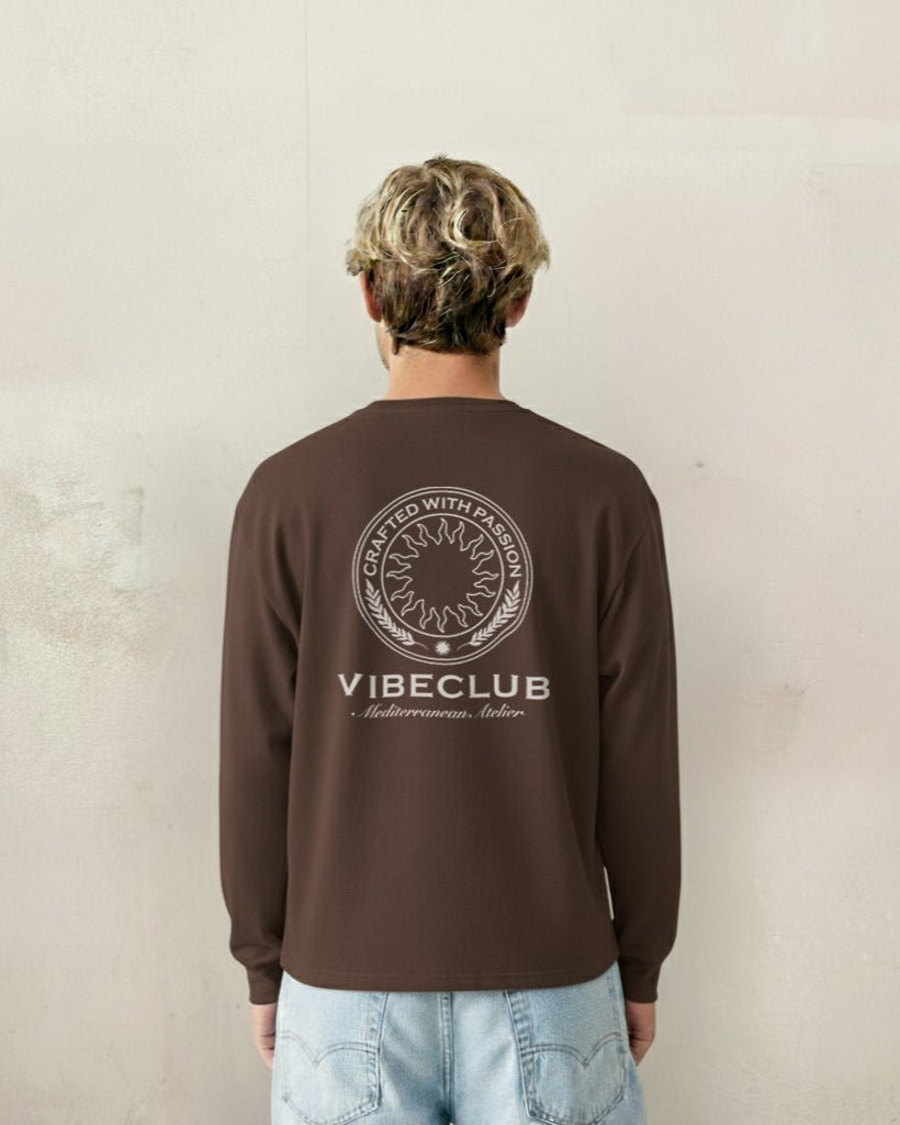 PASSION LONGSLEEVE BROWN - Vibeclub