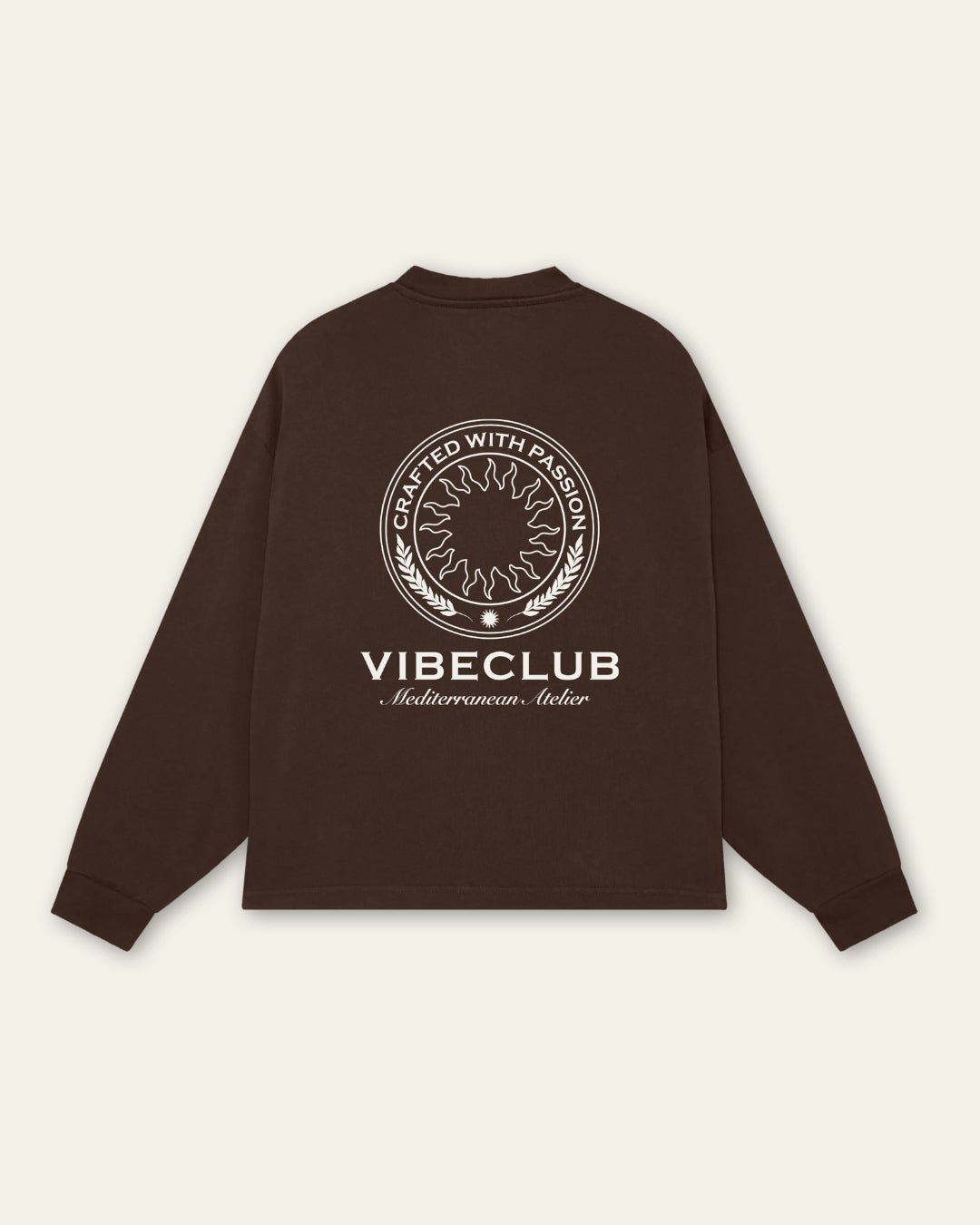PASSION LONGSLEEVE BROWN - Vibeclub