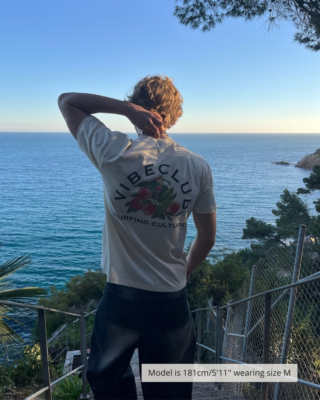 PEACHES TEE NATURAL - Vibeclub