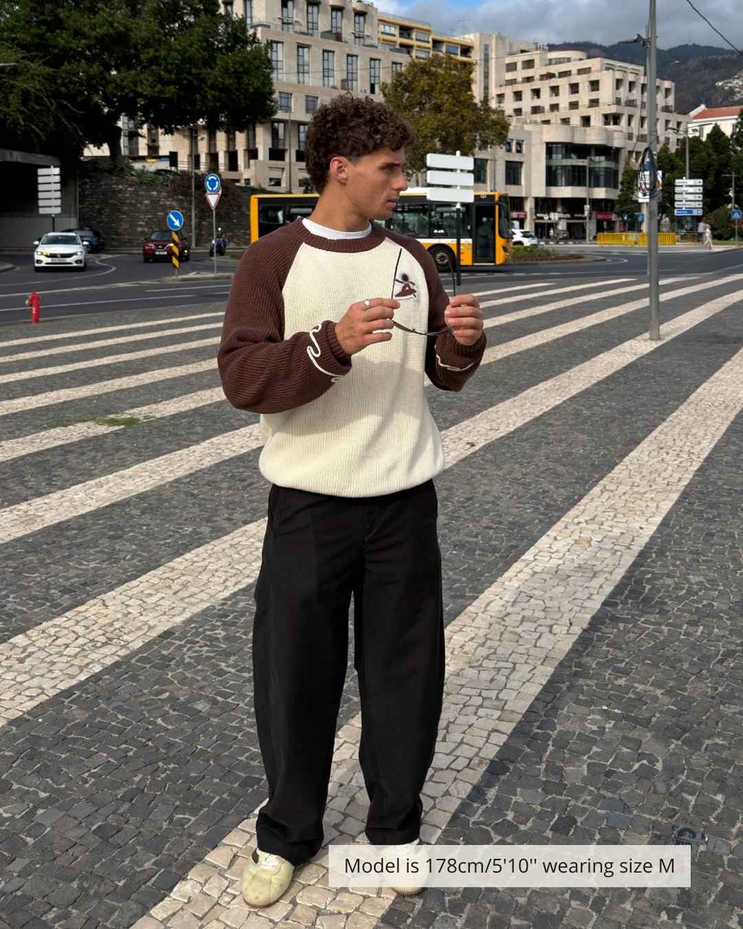 PIPELINE KNIT BROWN - Vibeclub