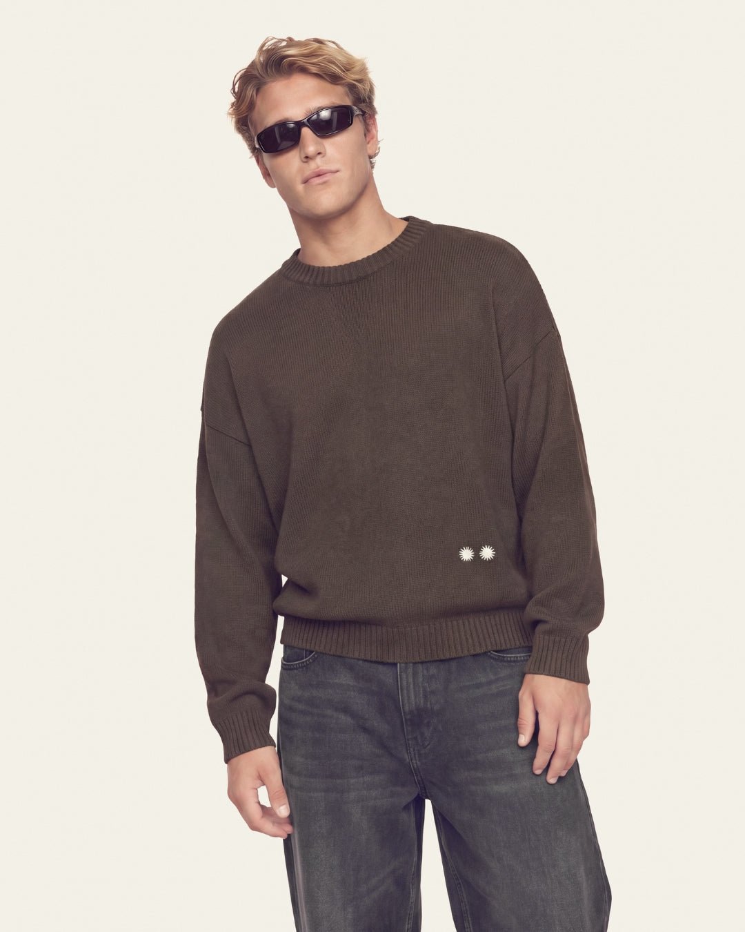 PURSUIT KNIT BROWN - Vibeclub