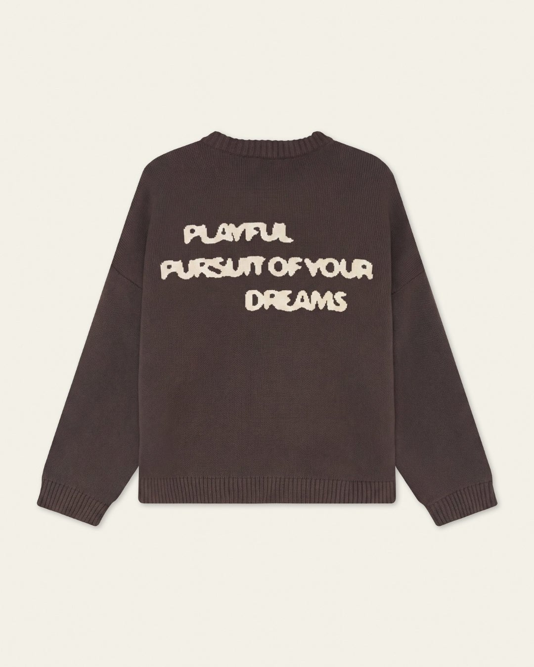 PURSUIT KNIT BROWN - Vibeclub