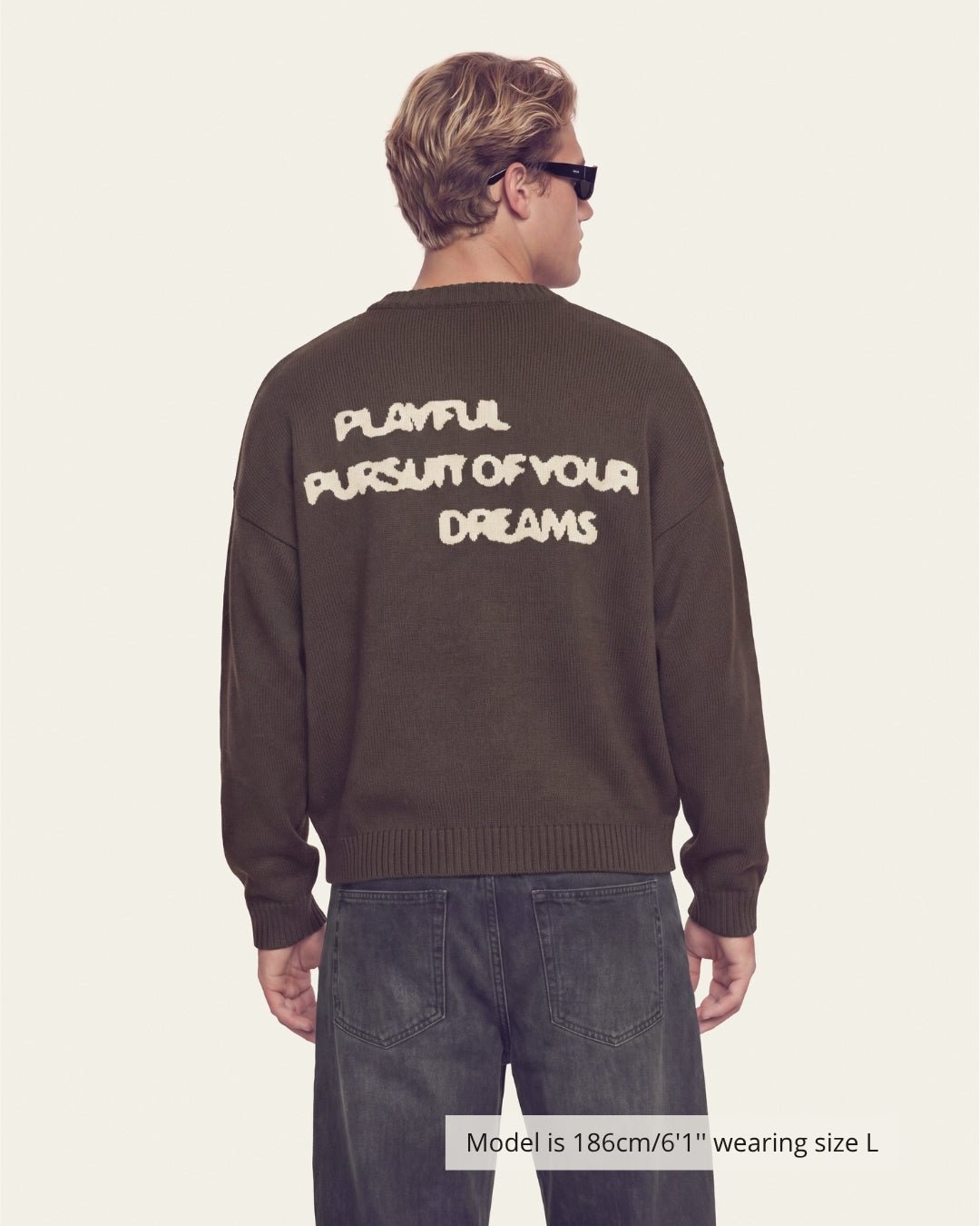 PURSUIT KNIT BROWN - Vibeclub