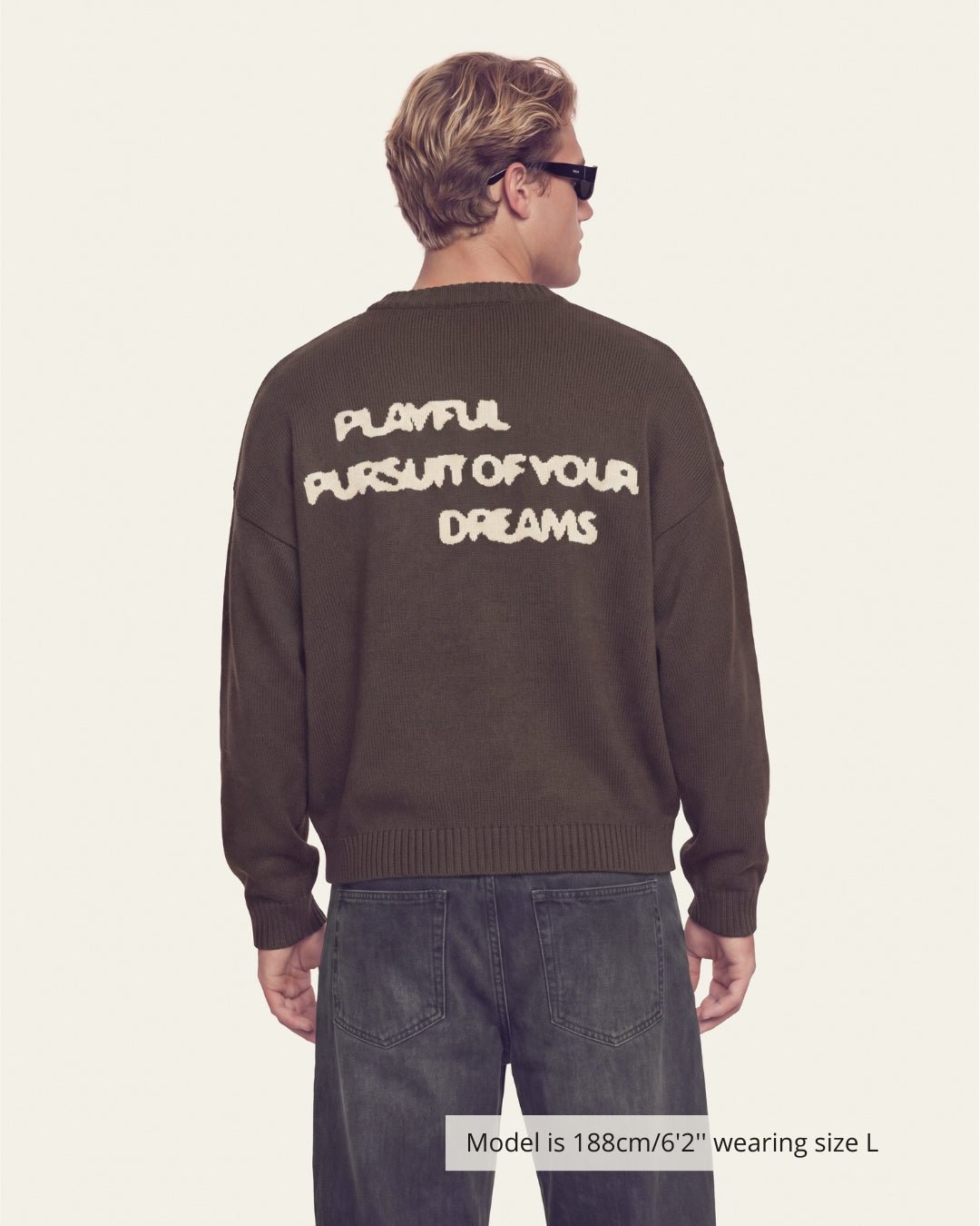 PURSUIT KNIT BROWN - Vibeclub