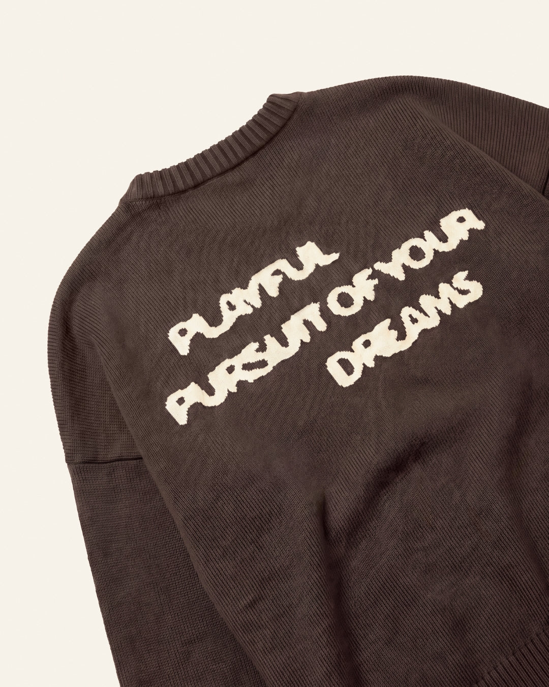 PURSUIT KNIT BROWN - Vibeclub