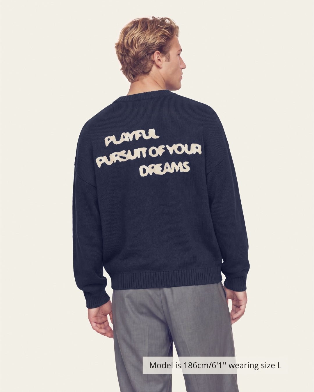 PURSUIT KNIT NAVY - Vibeclub