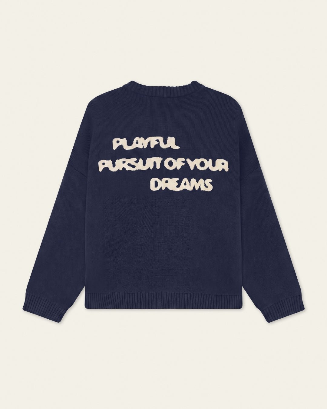 PURSUIT KNIT NAVY - Vibeclub