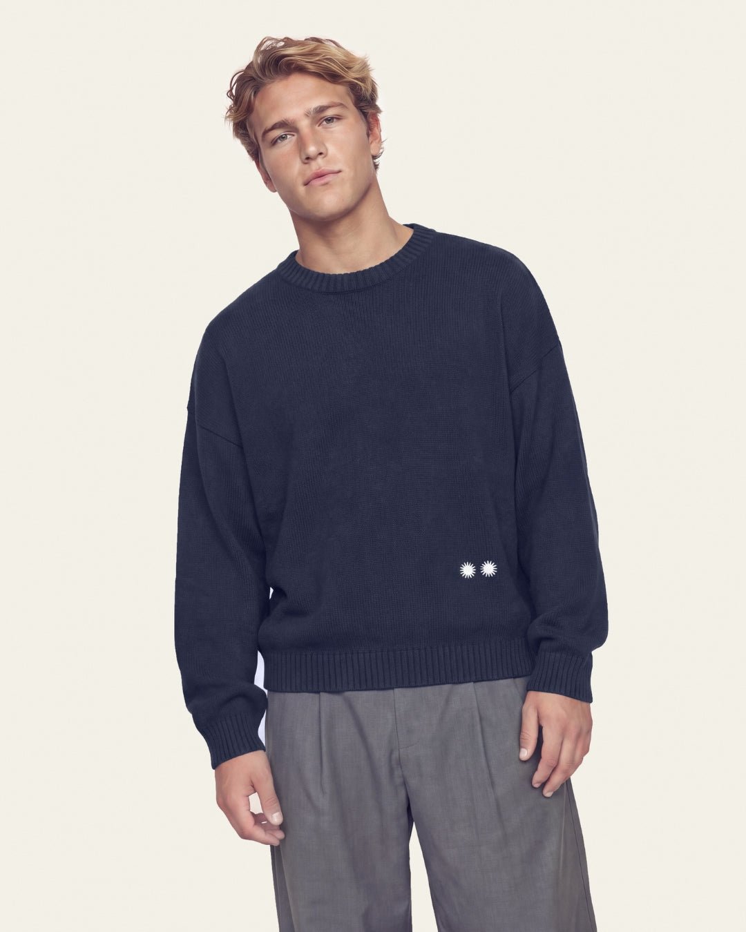 PURSUIT KNIT NAVY - Vibeclub