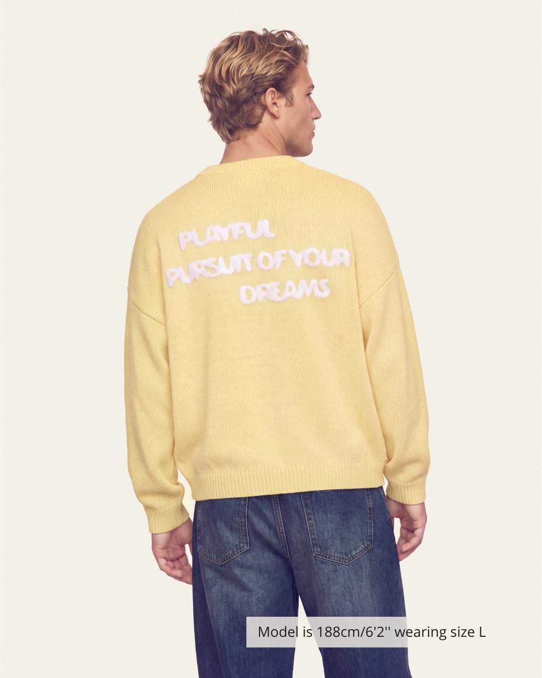 PURSUIT KNIT YELLOW - Vibeclub