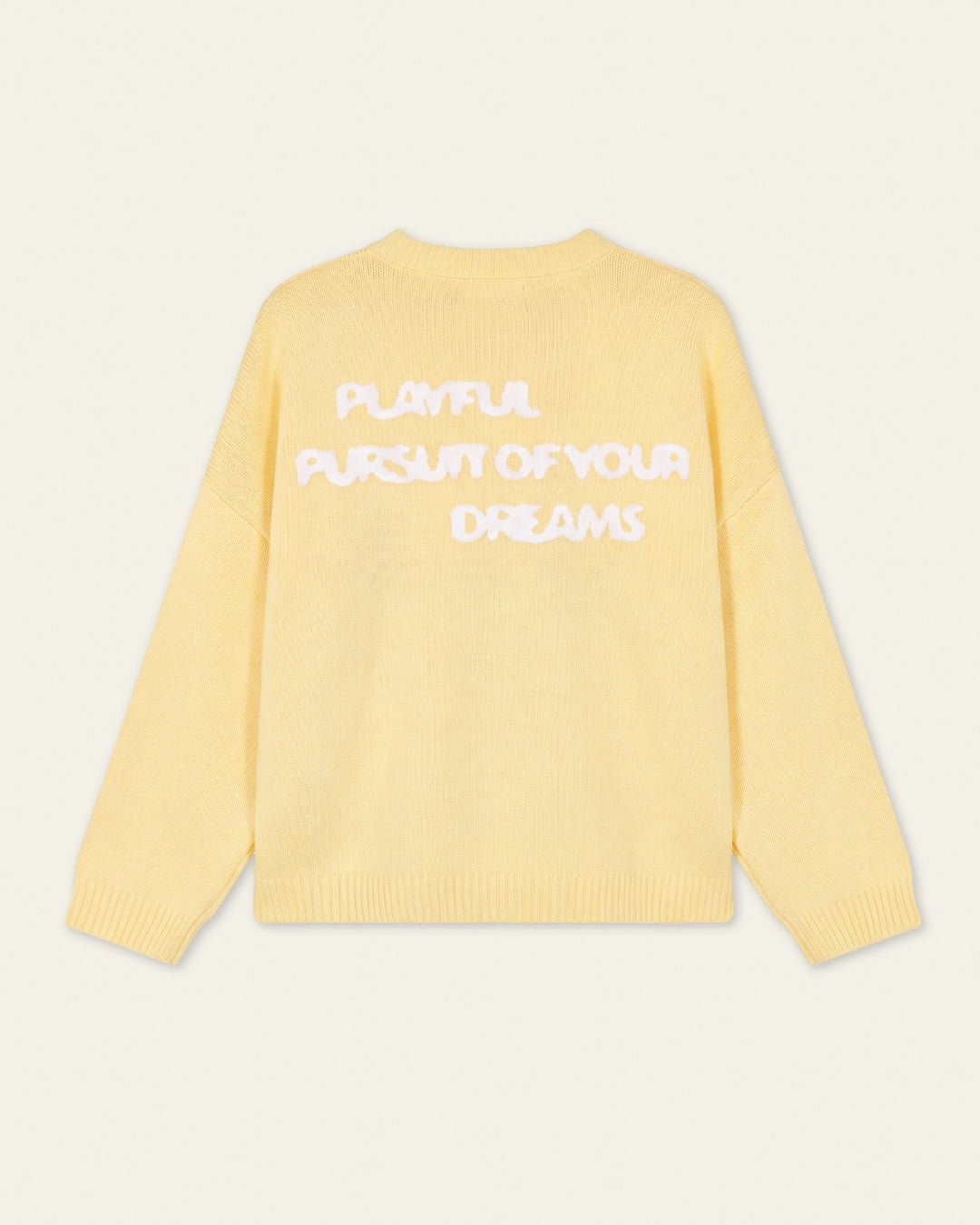 PURSUIT KNIT YELLOW - Vibeclub