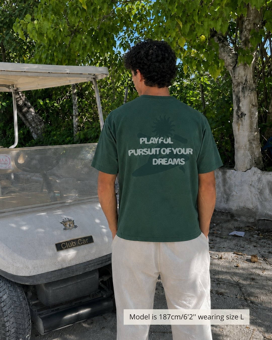 PURSUIT TEE GREEN - Vibeclub